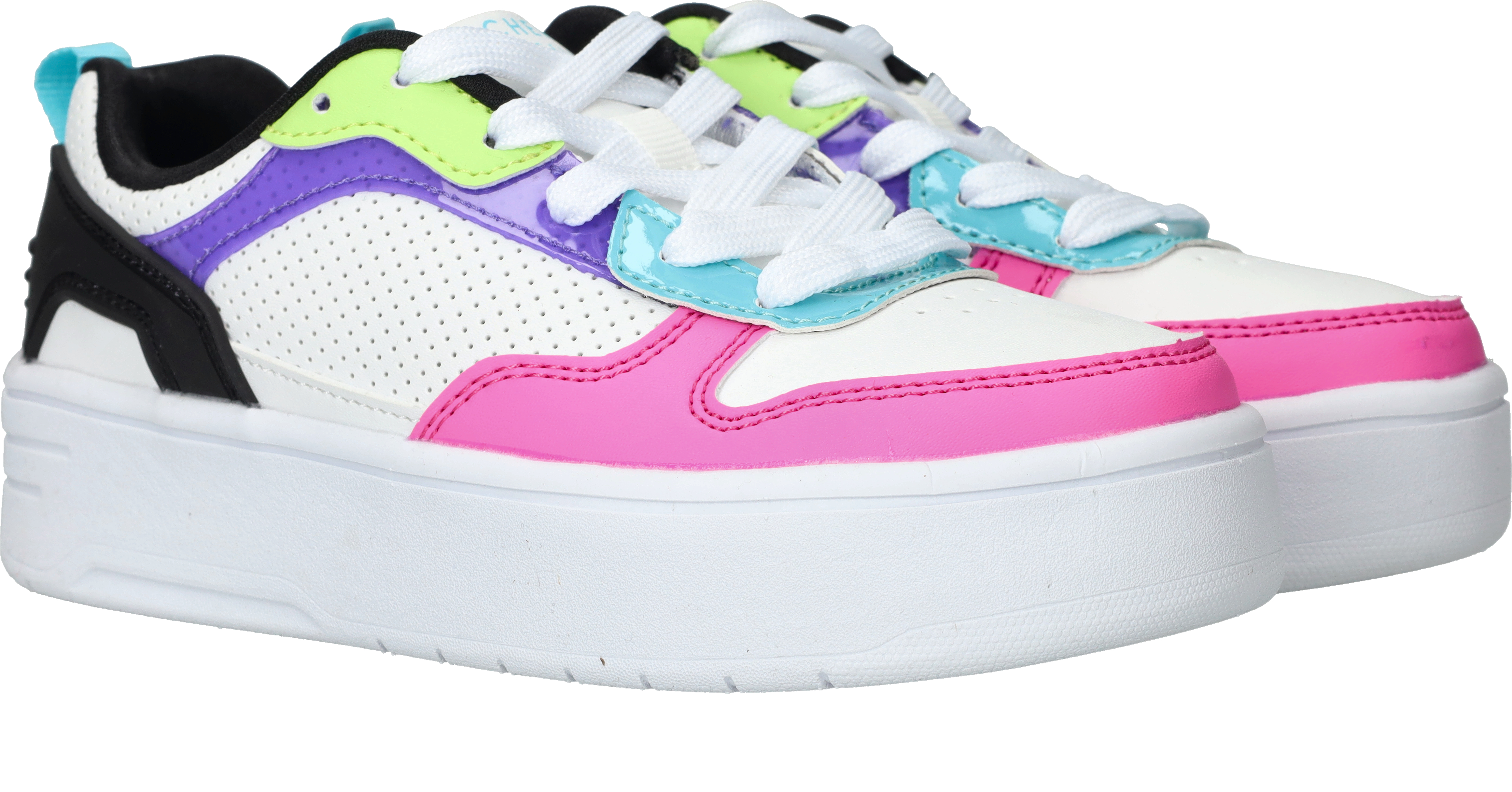 Skechers Court High Color Crush, Wit (2)