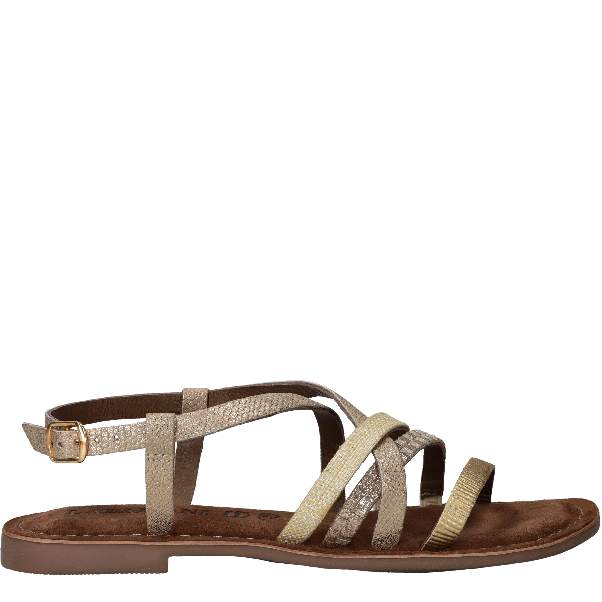 Lazamani Sandalen Dames Goud 36