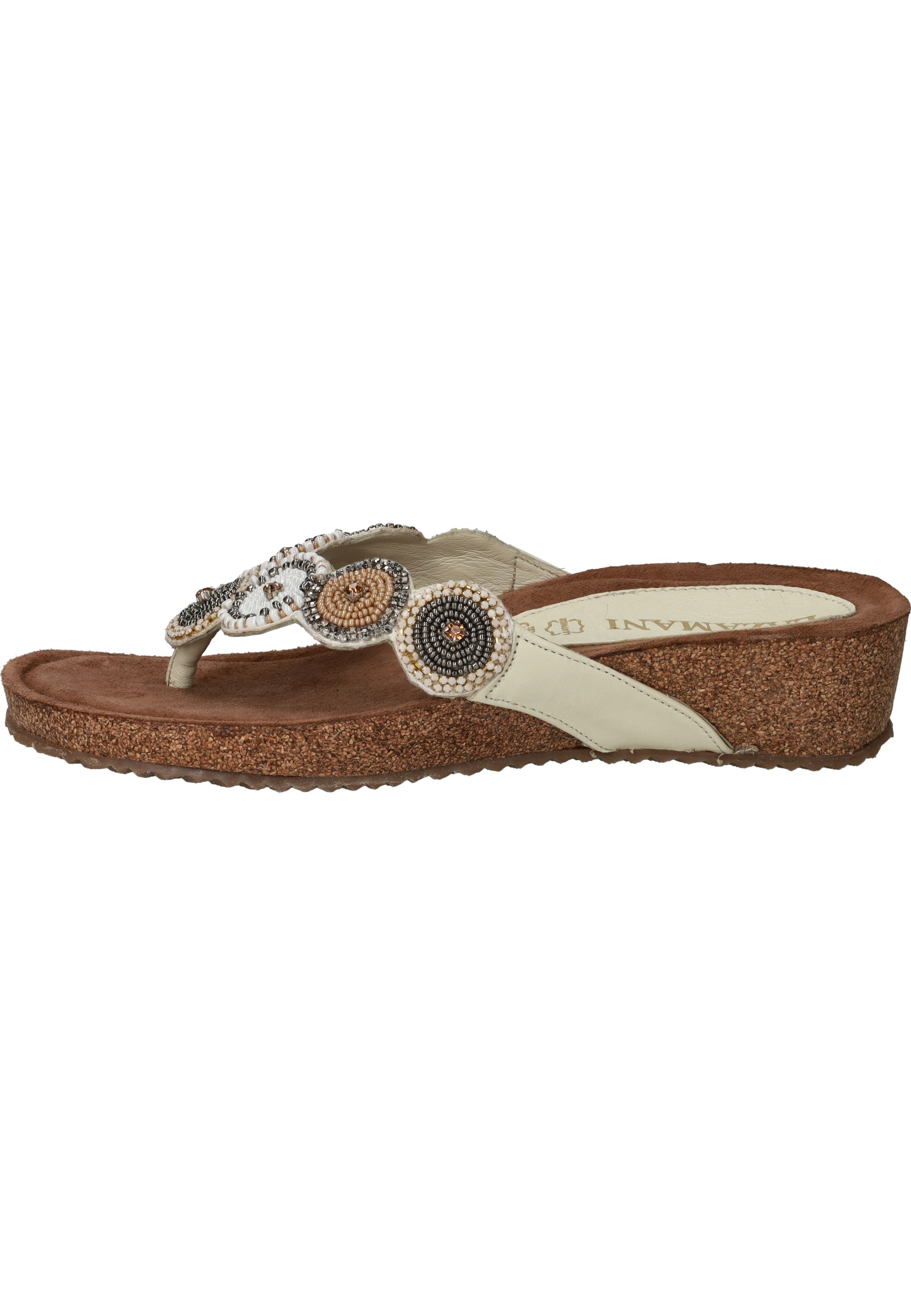 Lazamani Dames Slippers 75.455 Off-White