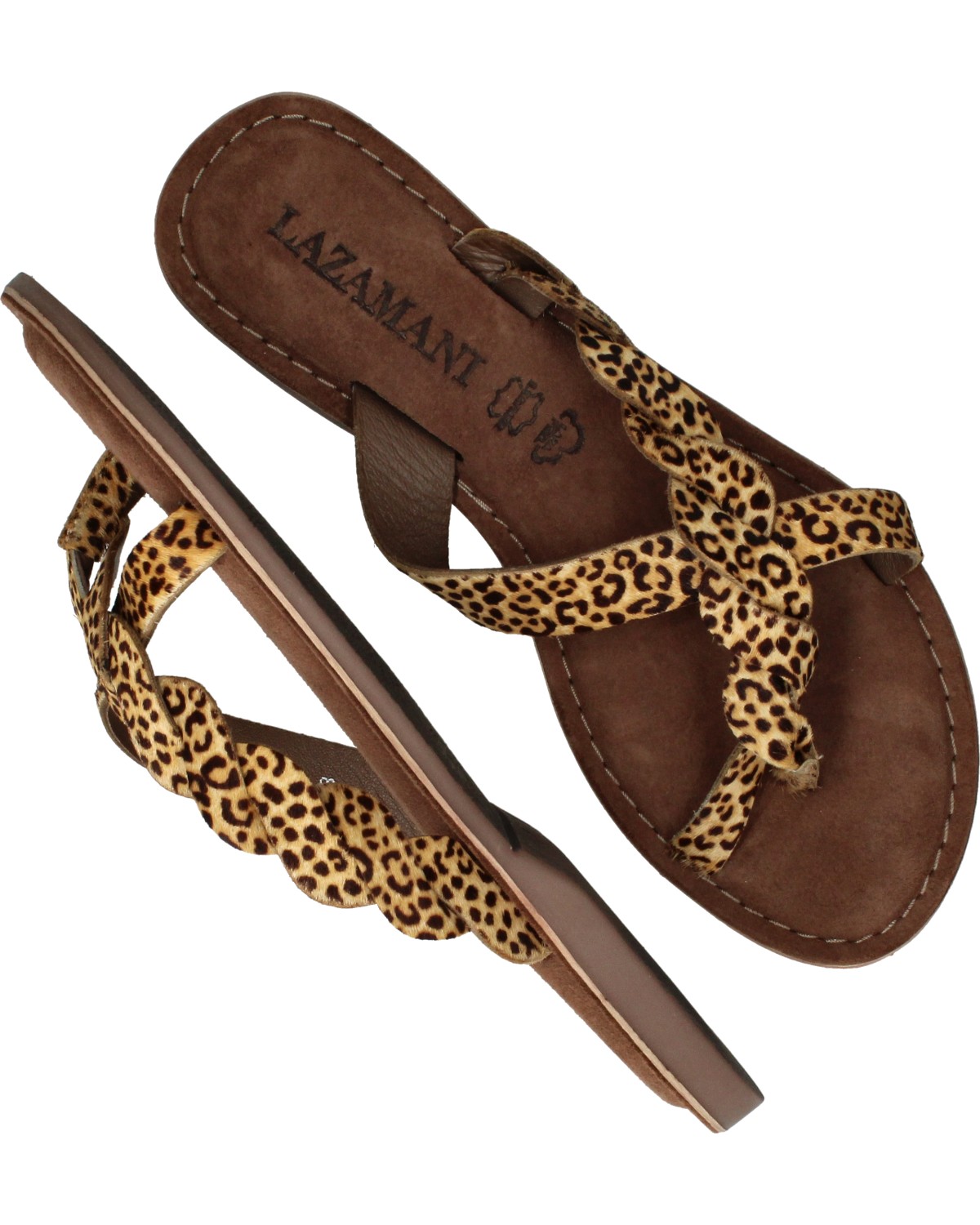 Lazamani Teenslipper Leopard Print 39