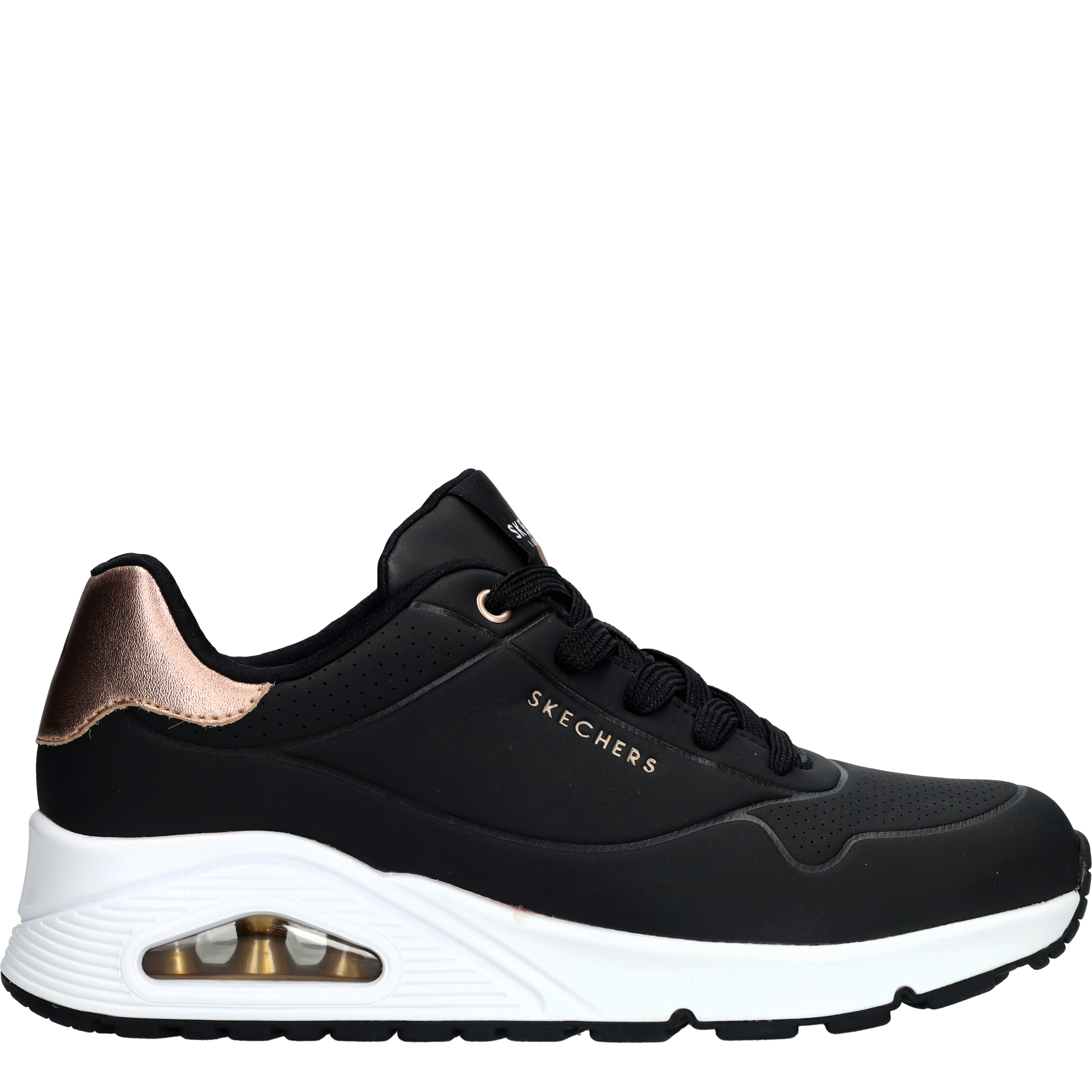 Skechers Uno Golden Air Sneakers Dames Zwart