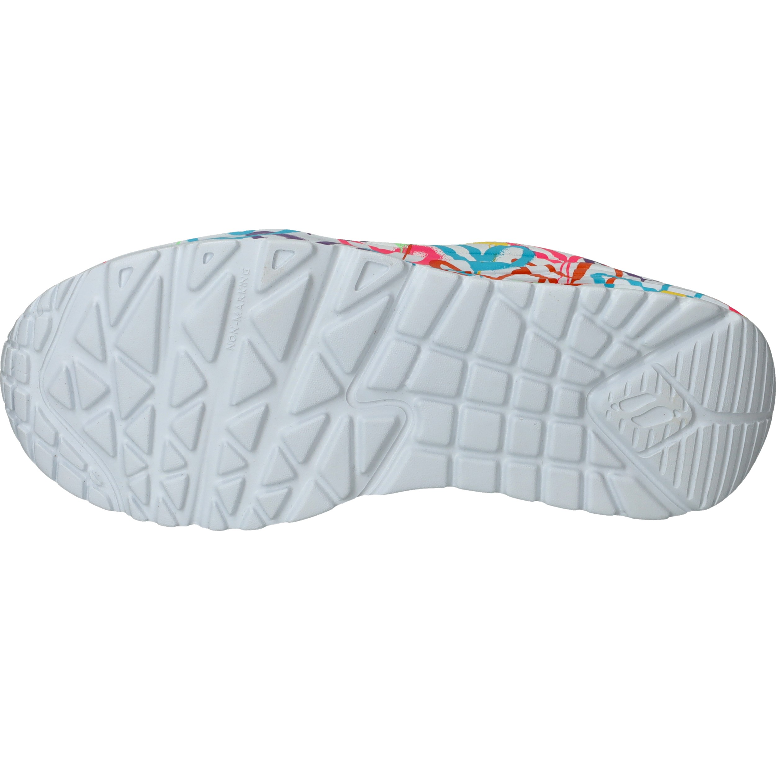Skechers Uno Lite meisjes sneaker - Wit multi - Maat 30