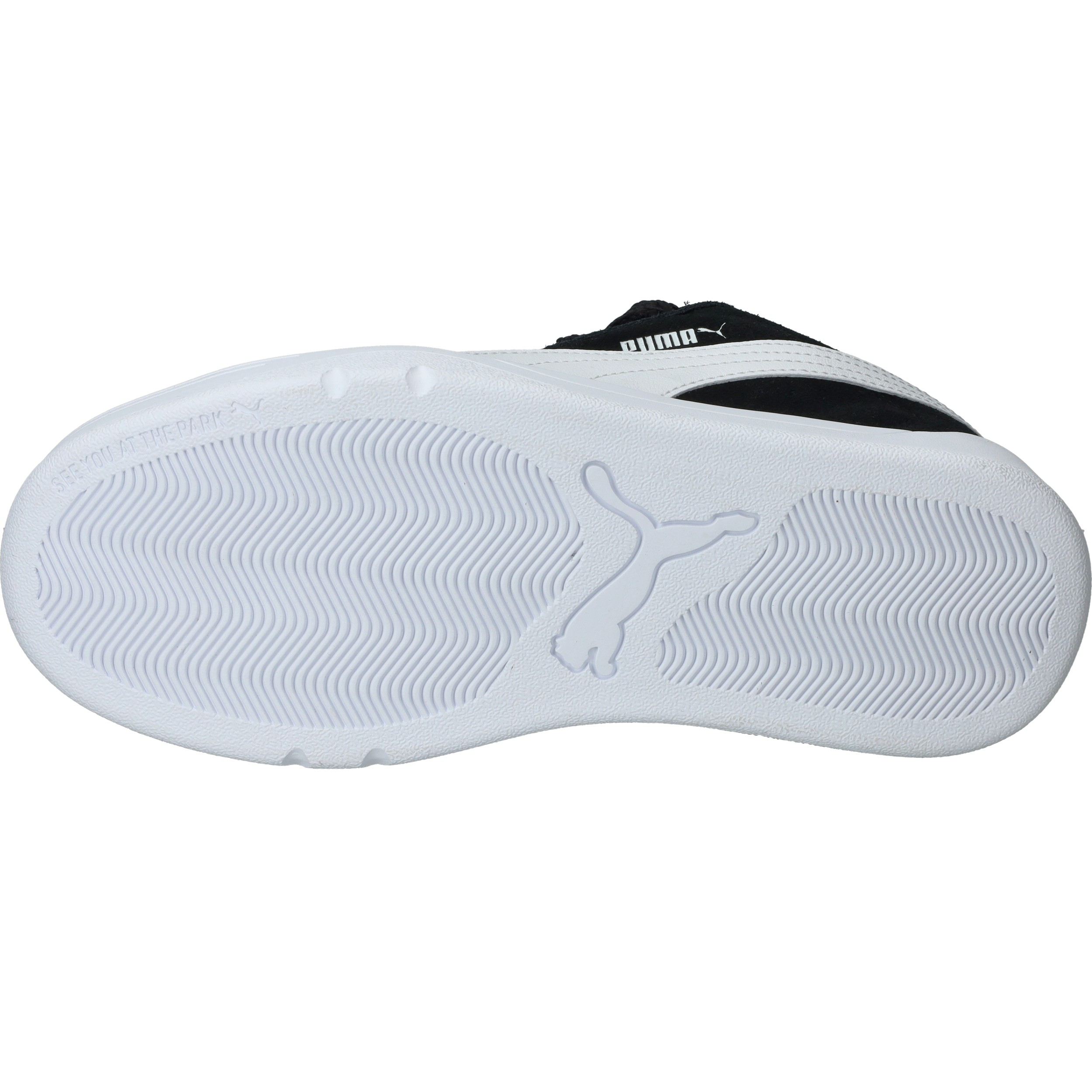 PUMA Park Lifestyle Easy SD Unisex Sneakers - Puma Black-Puma White - Maat 36