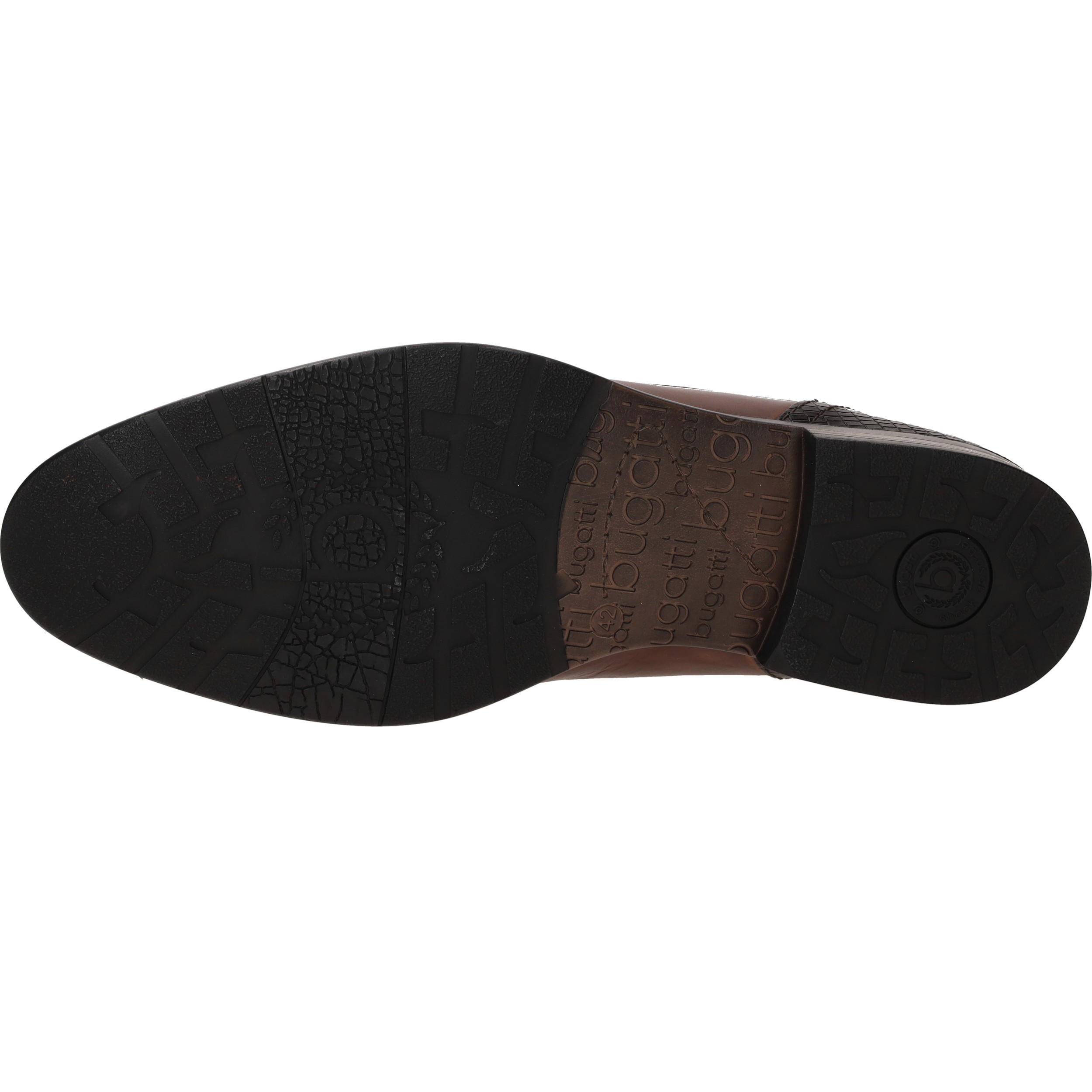 Bugatti Veterschoenen bruin Leer - Maat 43