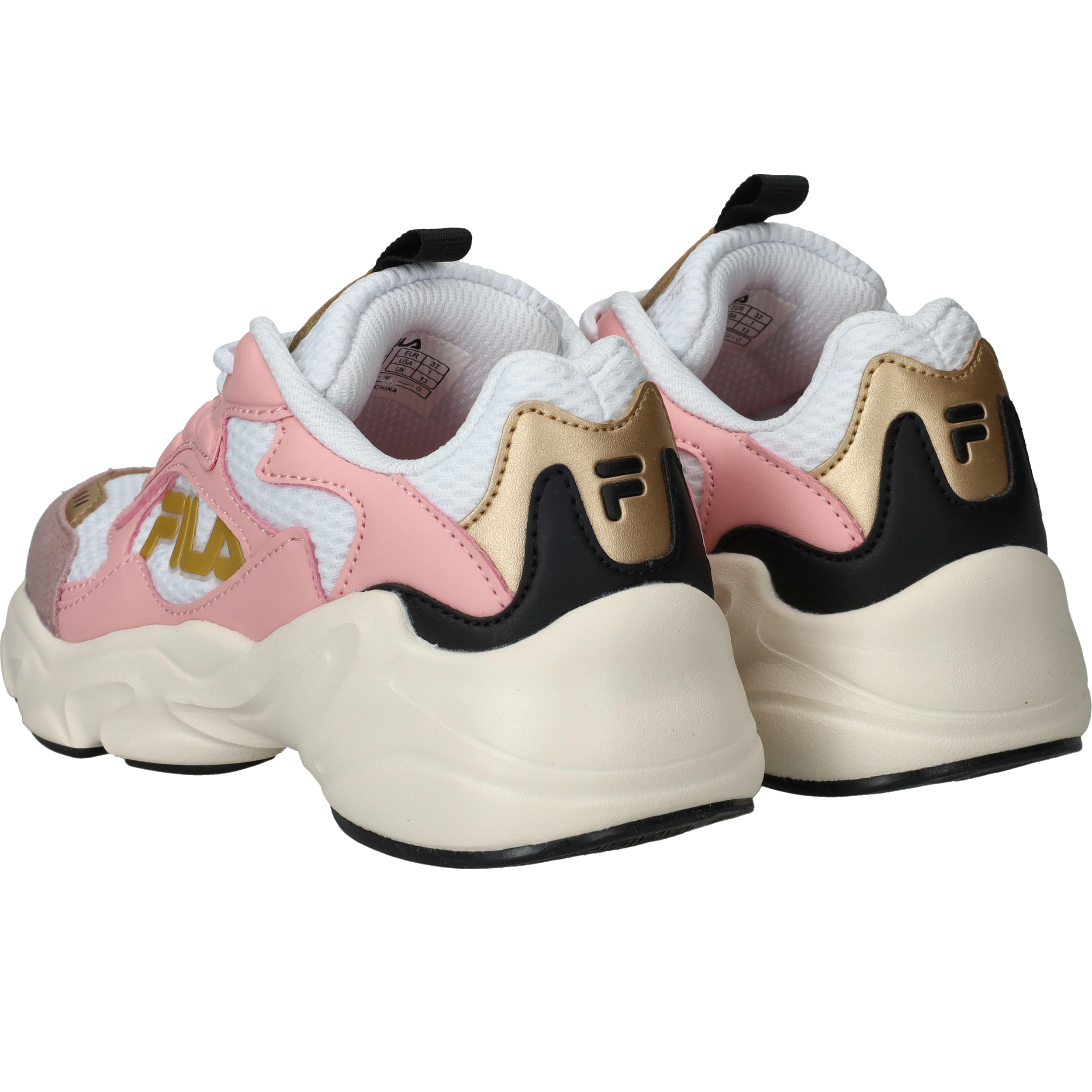 Fila Collene Logo Sneakers Dames Roze, sneaker voor dames – foto 3
