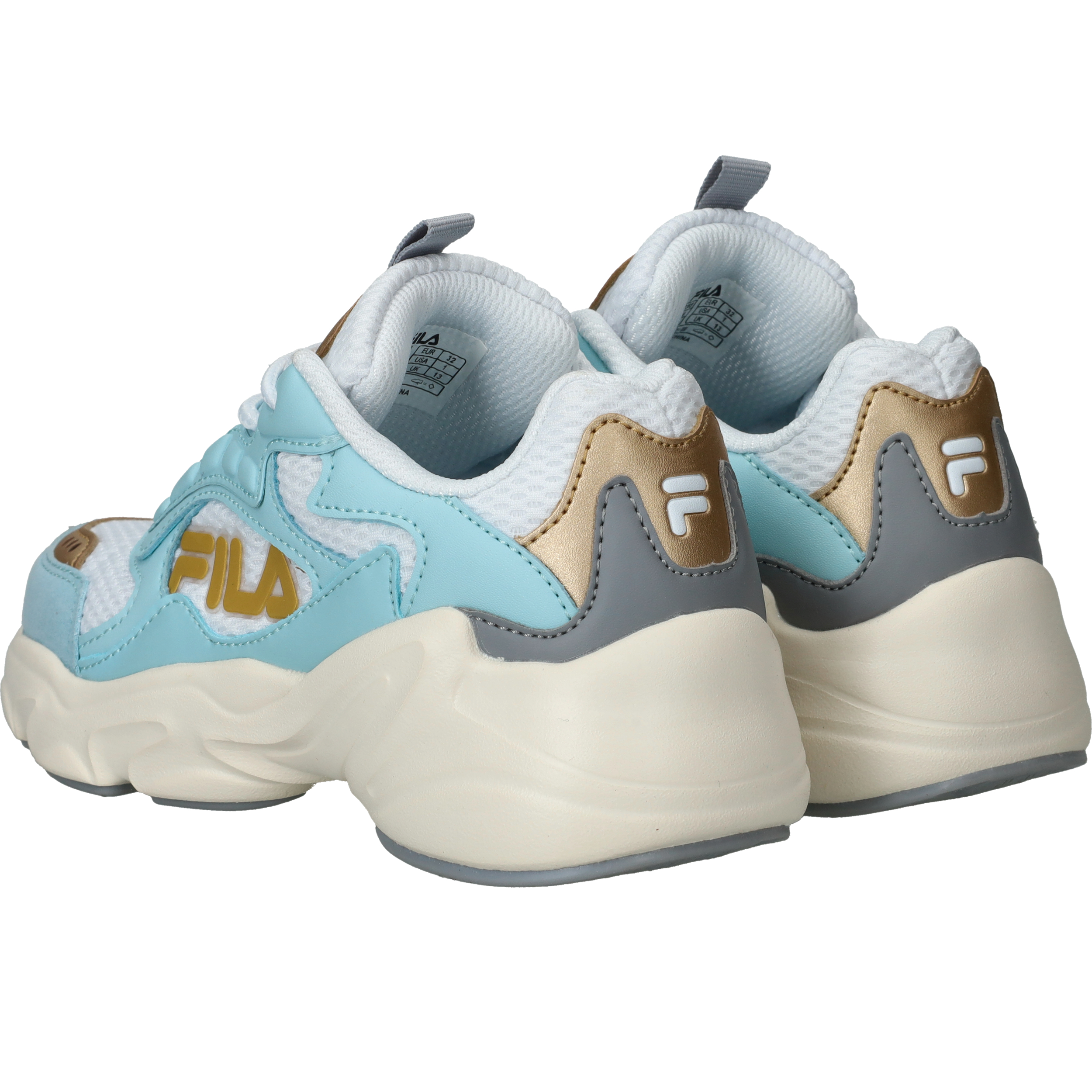 Fila Collene Logo Sneakers Meisjes Blauw, sneaker voor meisjes – foto 3