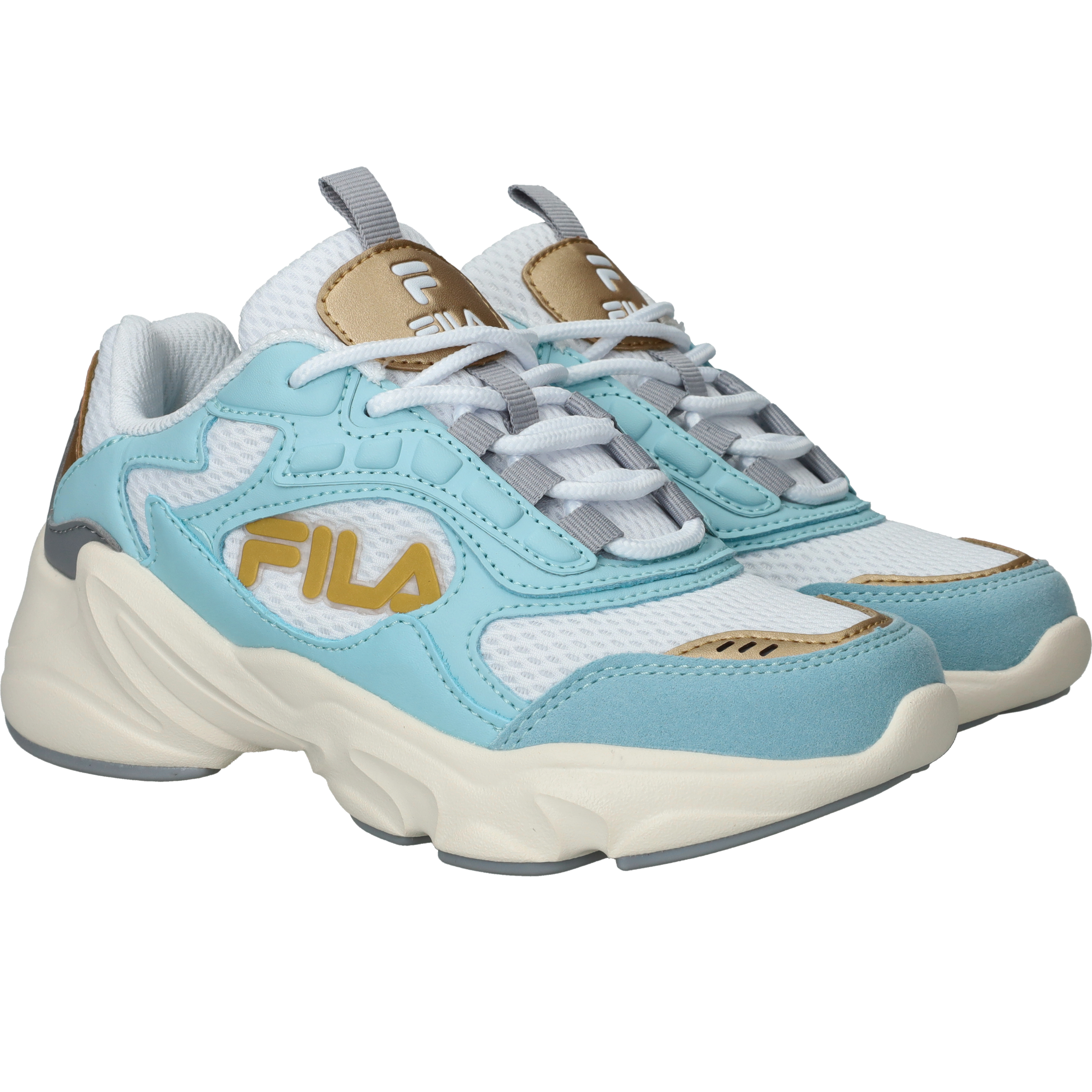 Fila Collene Logo Sneakers Meisjes Blauw, sneaker voor meisjes – foto 2