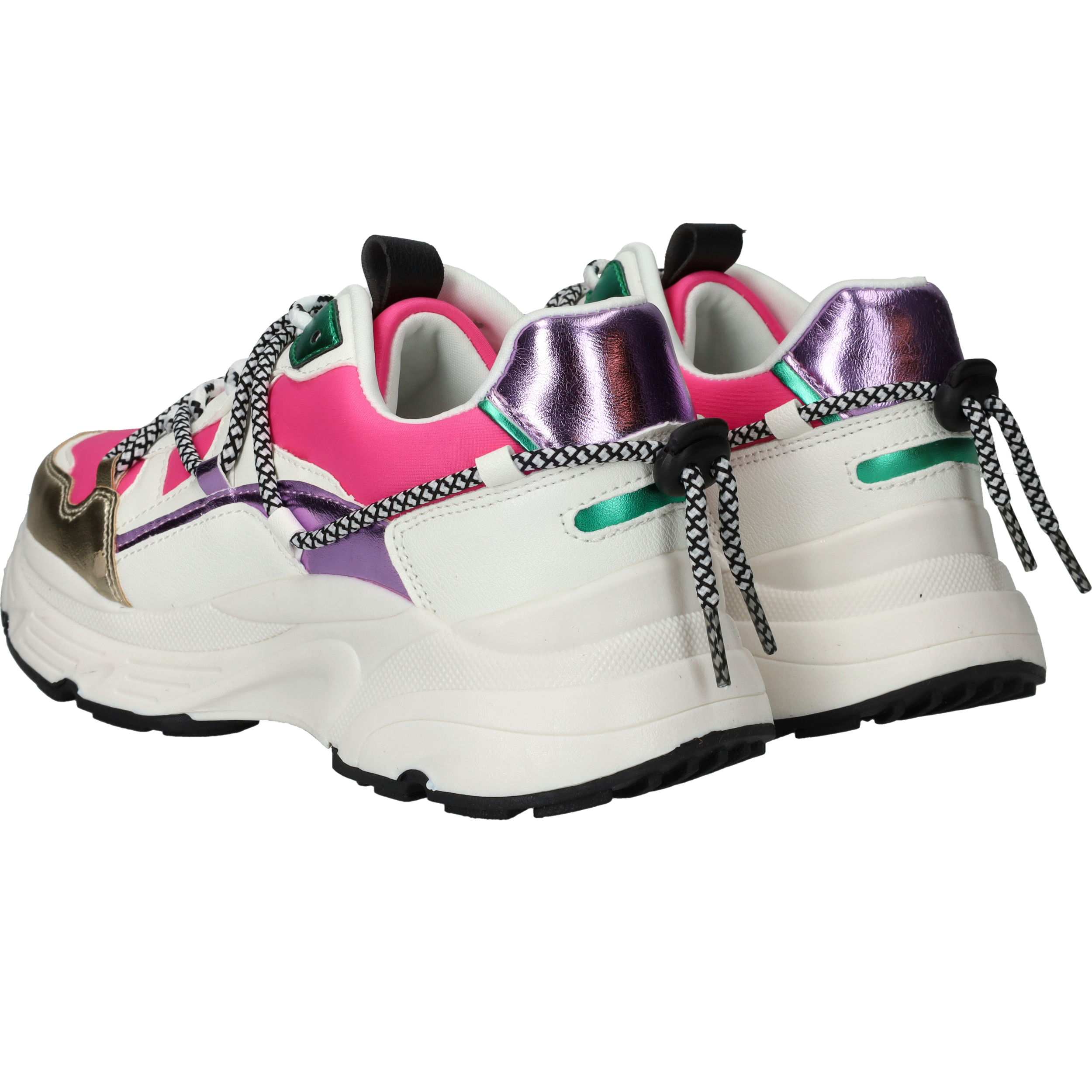 POSH By Poelman Sneakers Dames Roze, sneaker voor dames – foto 3