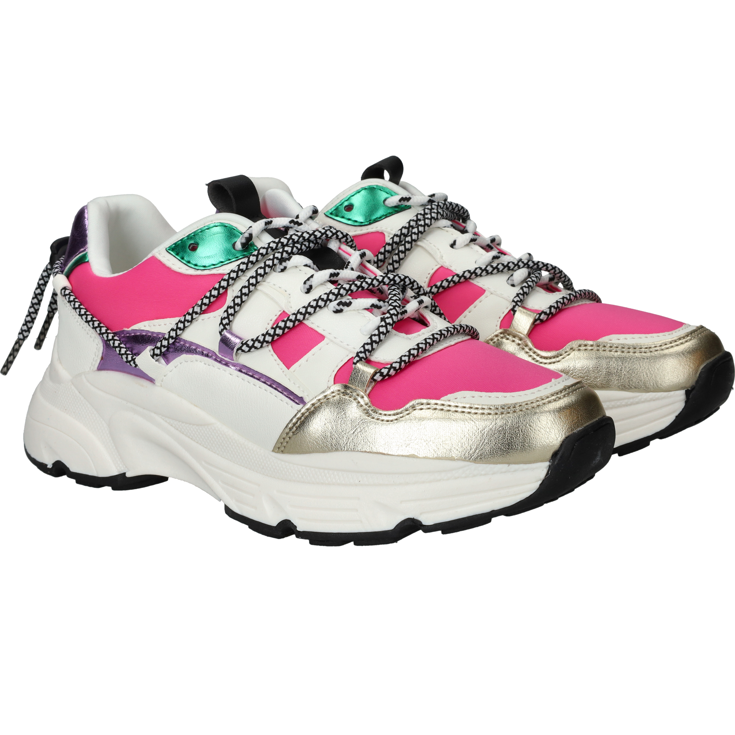 POSH By Poelman Sneakers Dames Roze, sneaker voor dames – foto 2