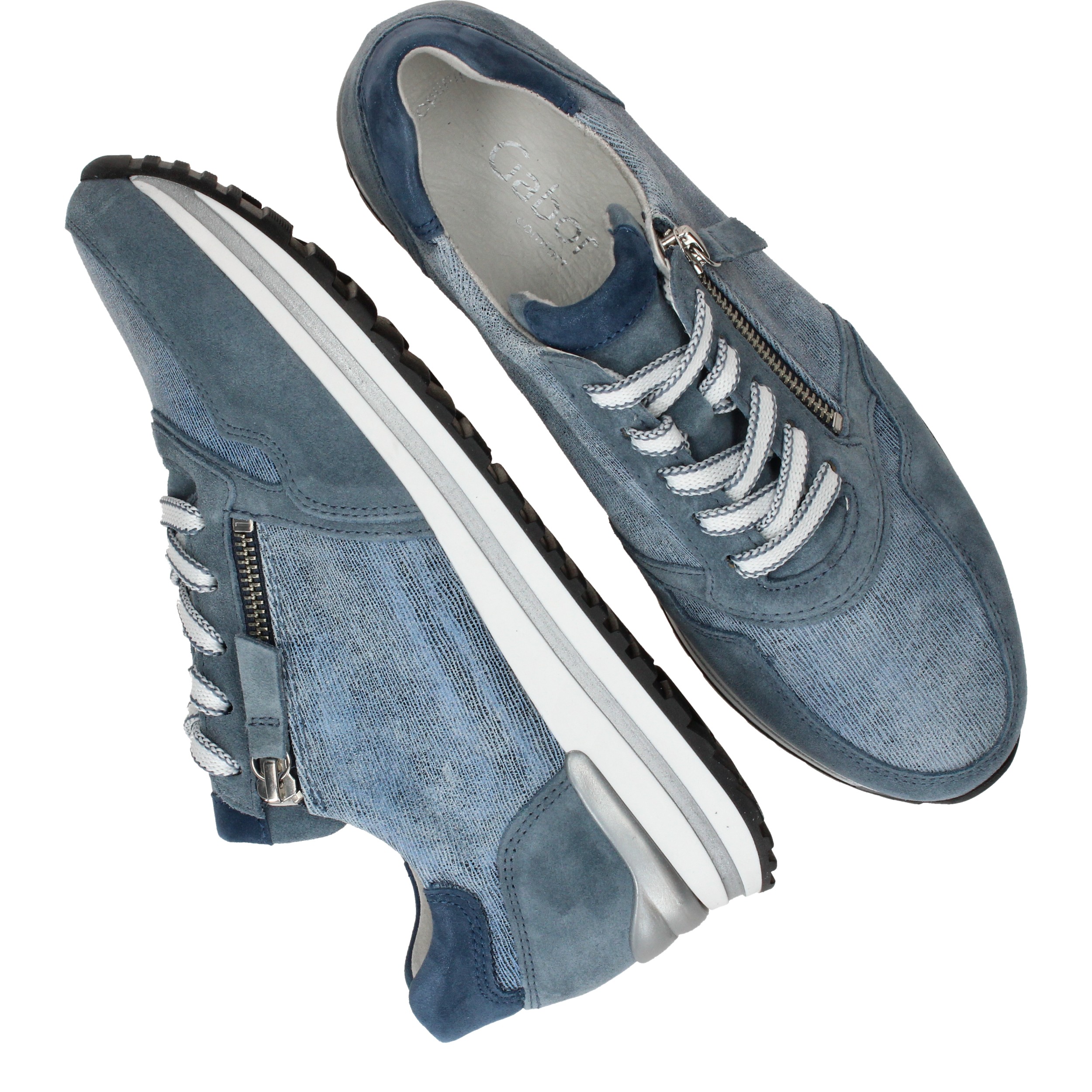 Gabor Dames Sneakers - blauw