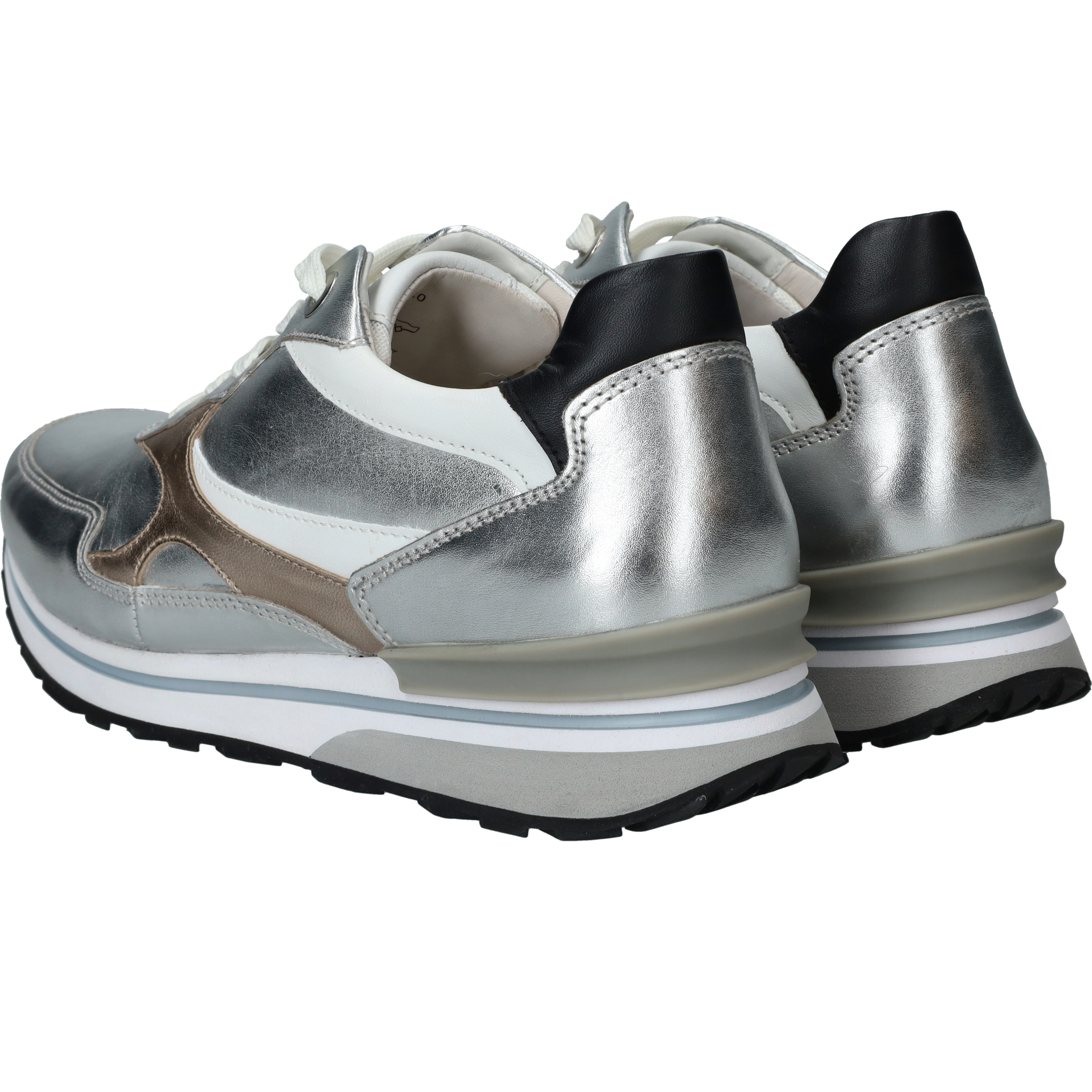 Gabor Sneakers Dames Zilver, sneaker voor dames – foto 7