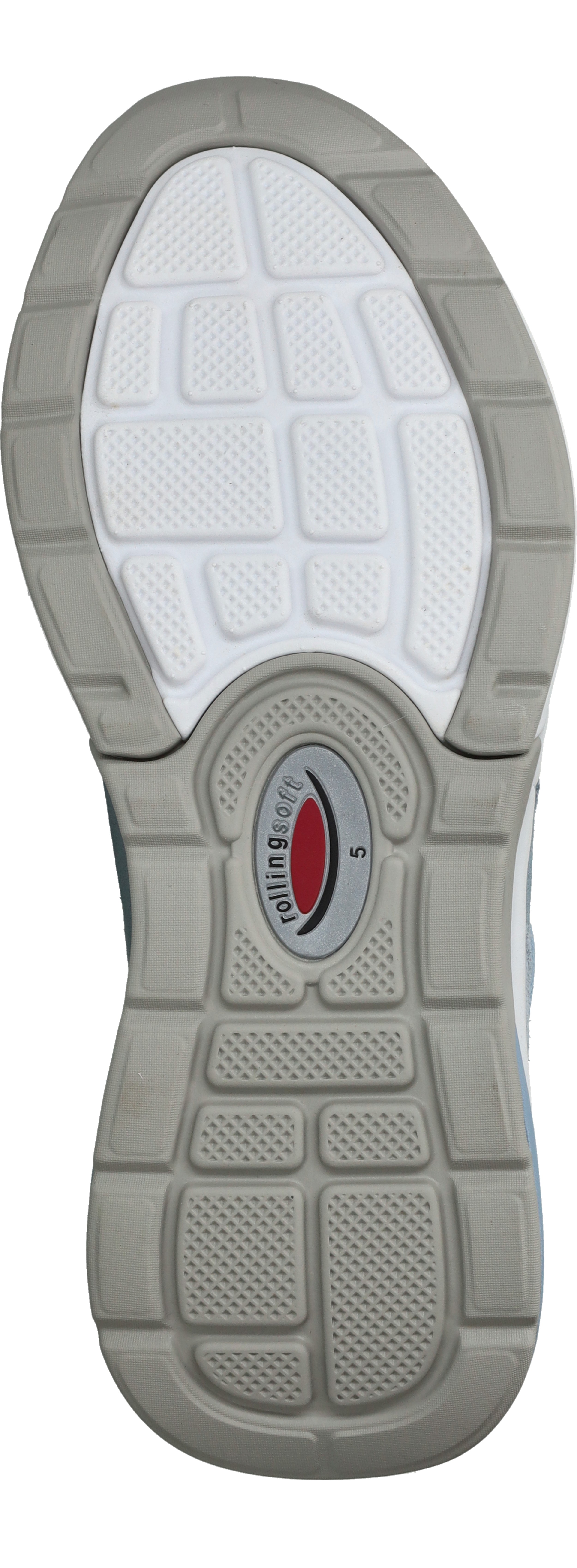 Gabor Rollingsoft Sneaker 66.847.36 Licht Blauw Leer Combi