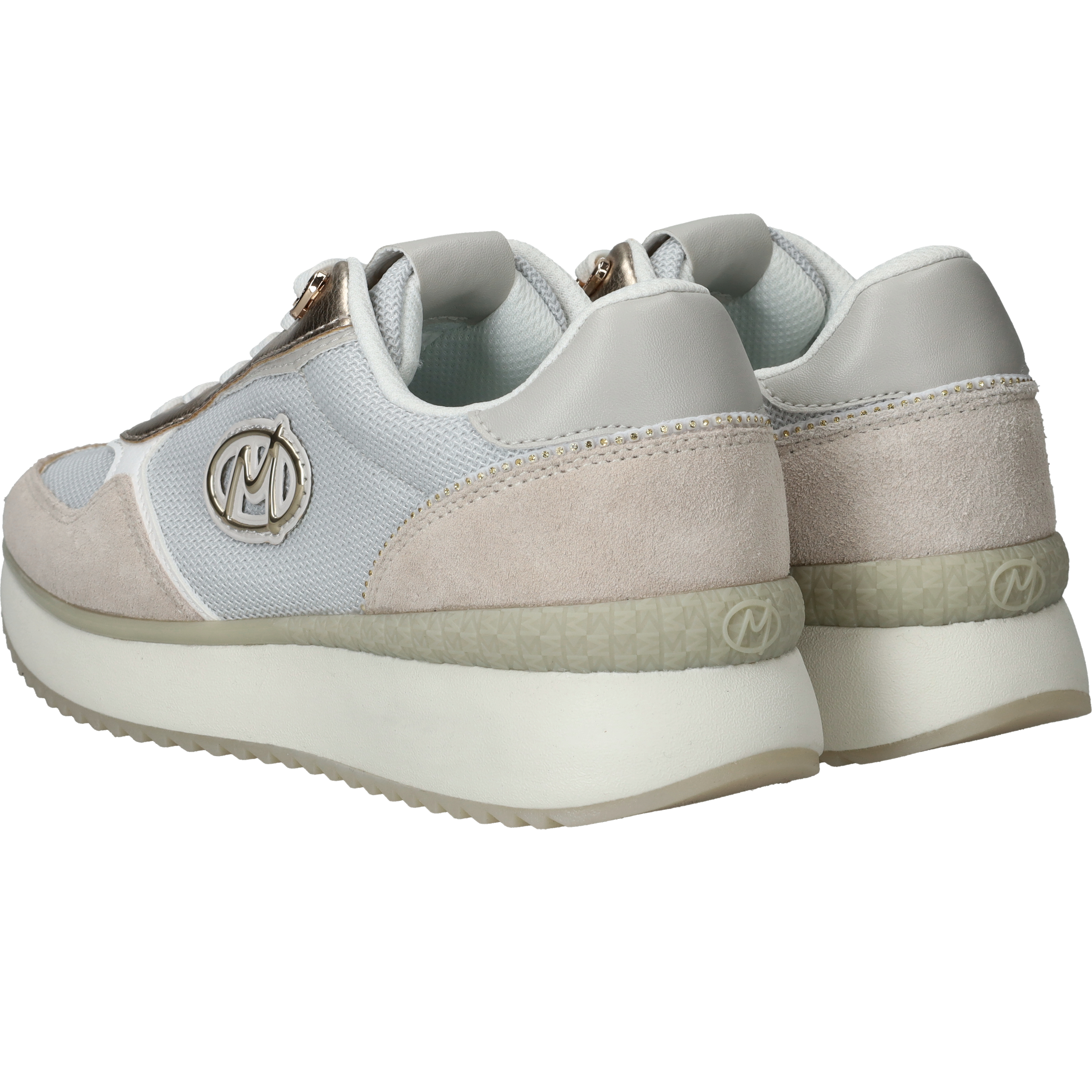 Mexx Romance Sneakers Dames Beige, sneaker voor dames – foto 3