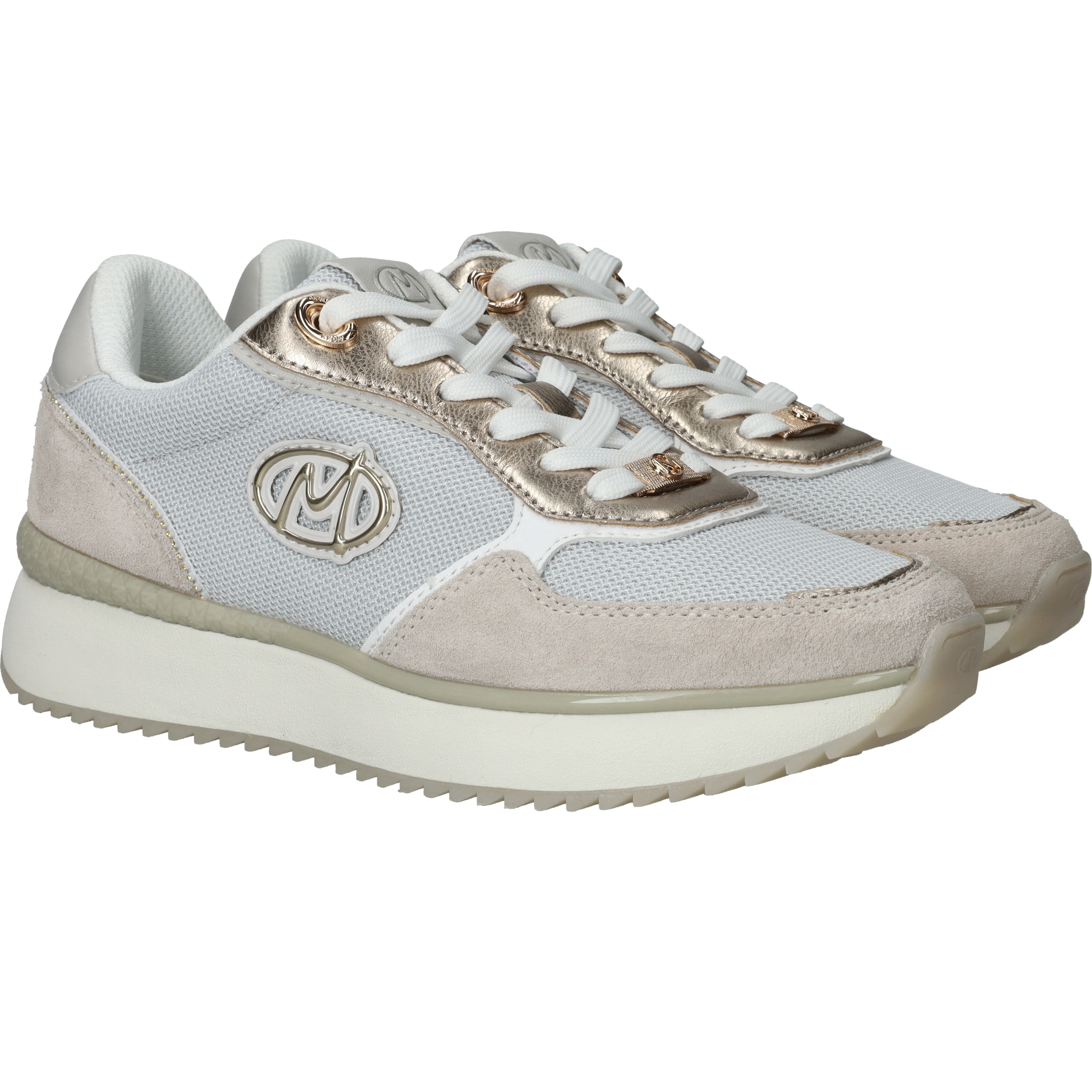 Mexx Romance Sneakers Dames Beige, sneaker voor dames – foto 2