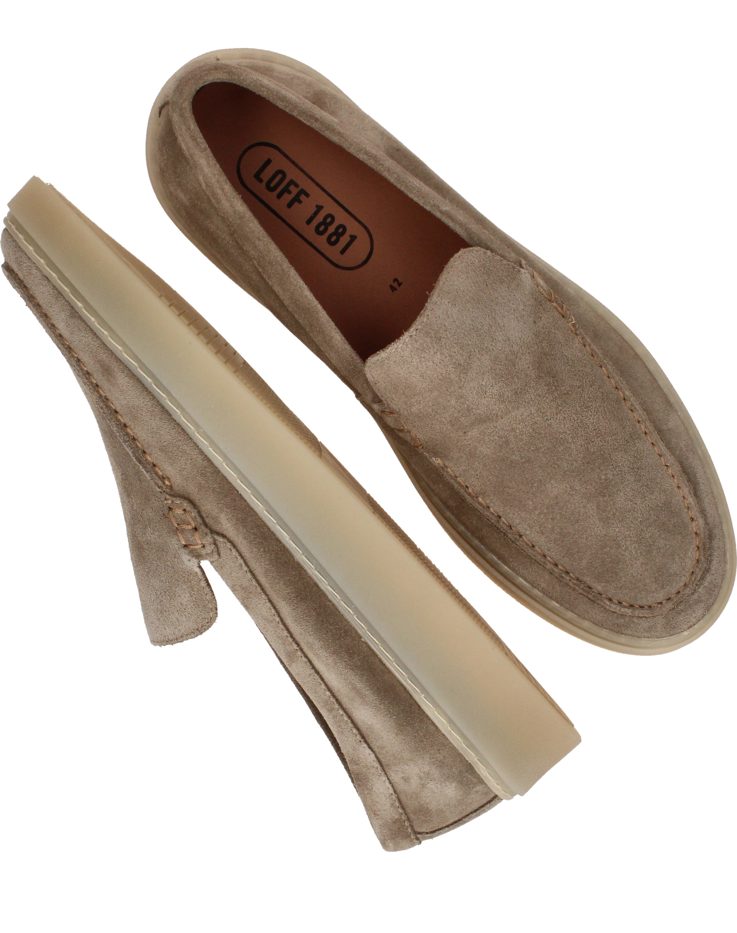 LOFF 1881 Instappers Heren Beige, instapper voor heren – foto 4