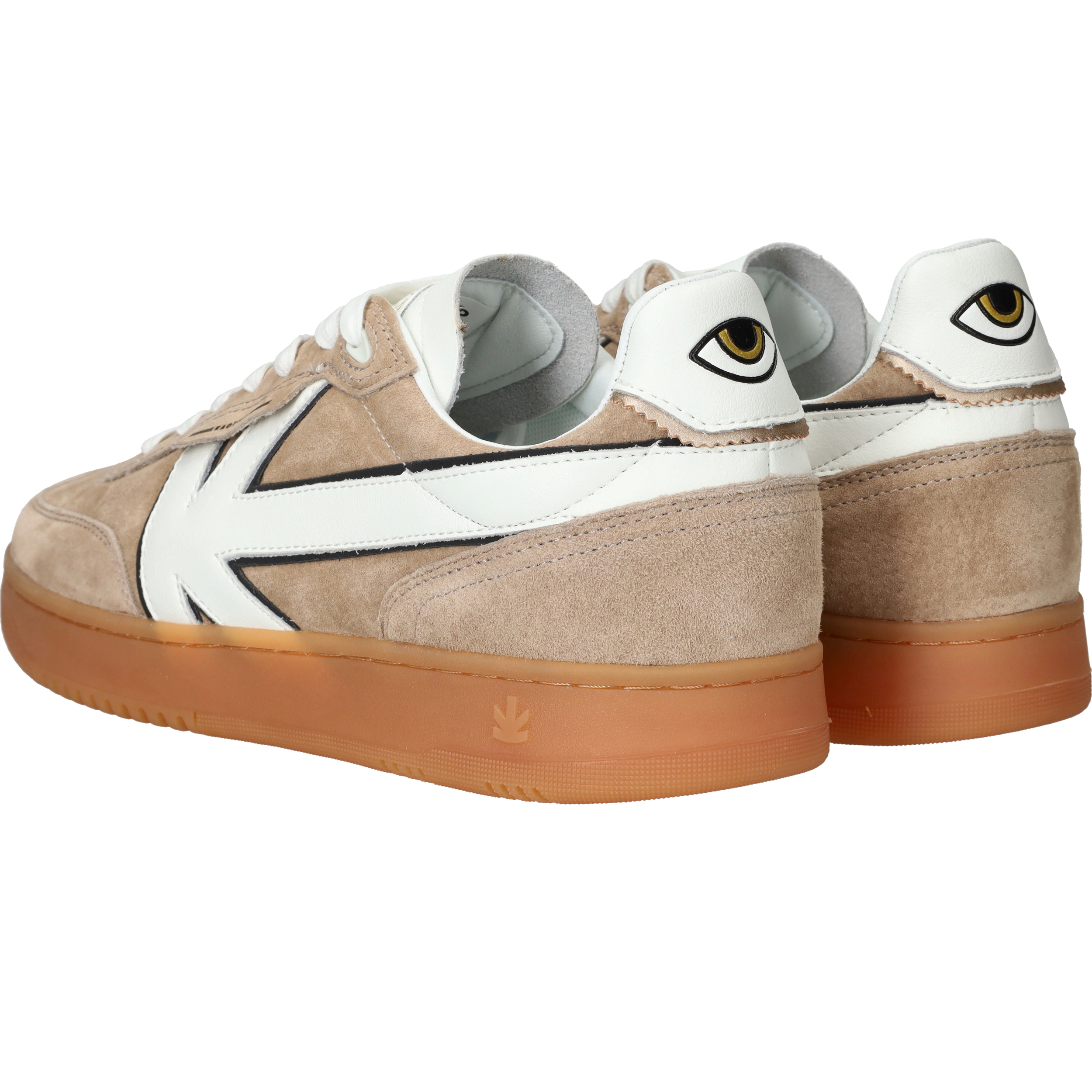 Kaotiko Boston Sneakers Heren Beige, sneaker voor heren – foto 3