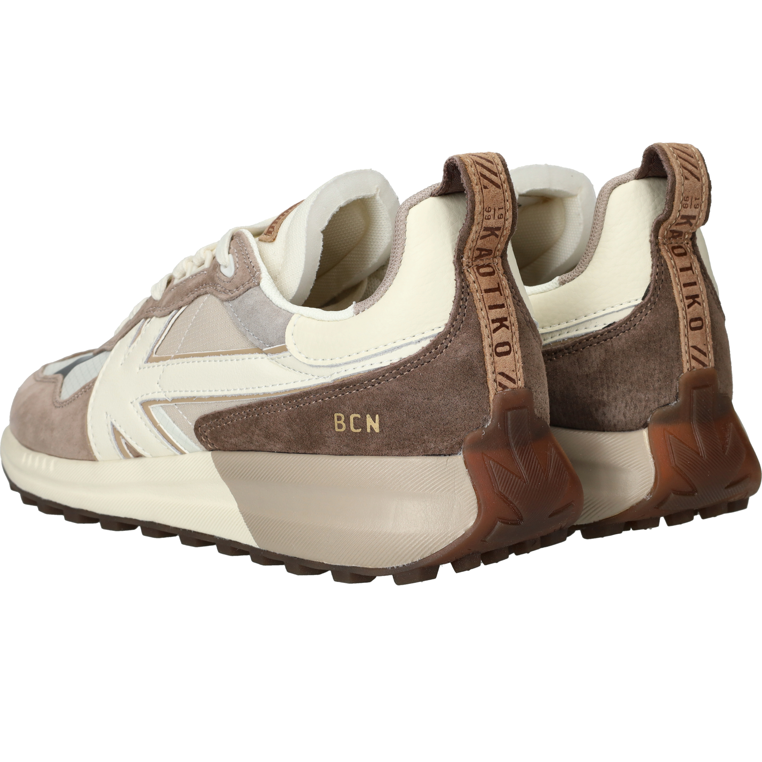 Kaotiko Vancouver Sneakers Heren Beige, sneaker voor heren – foto 3