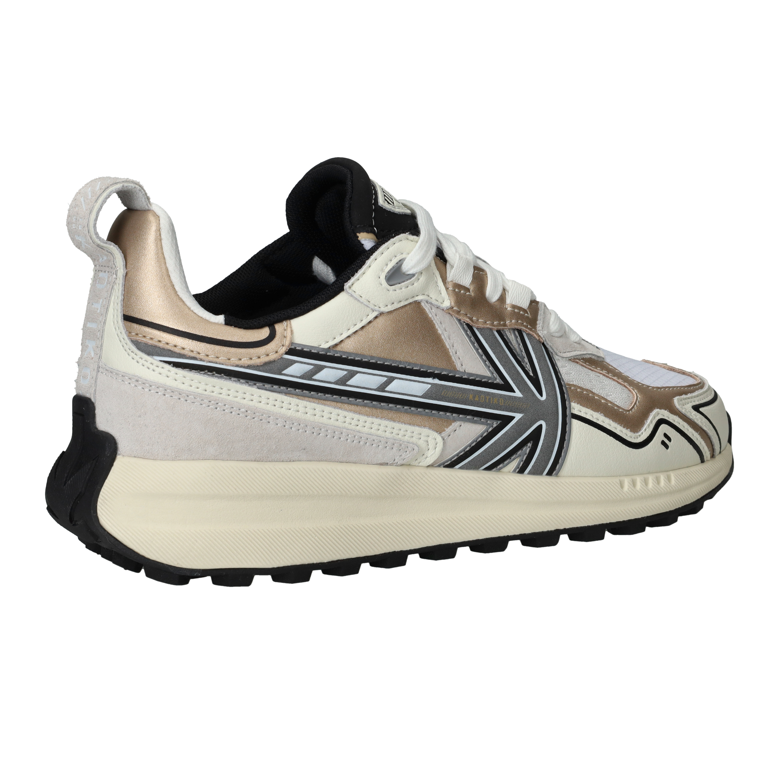 Kaotiko Detroit Tach Sneakers Beige Dames | Durlinger.com