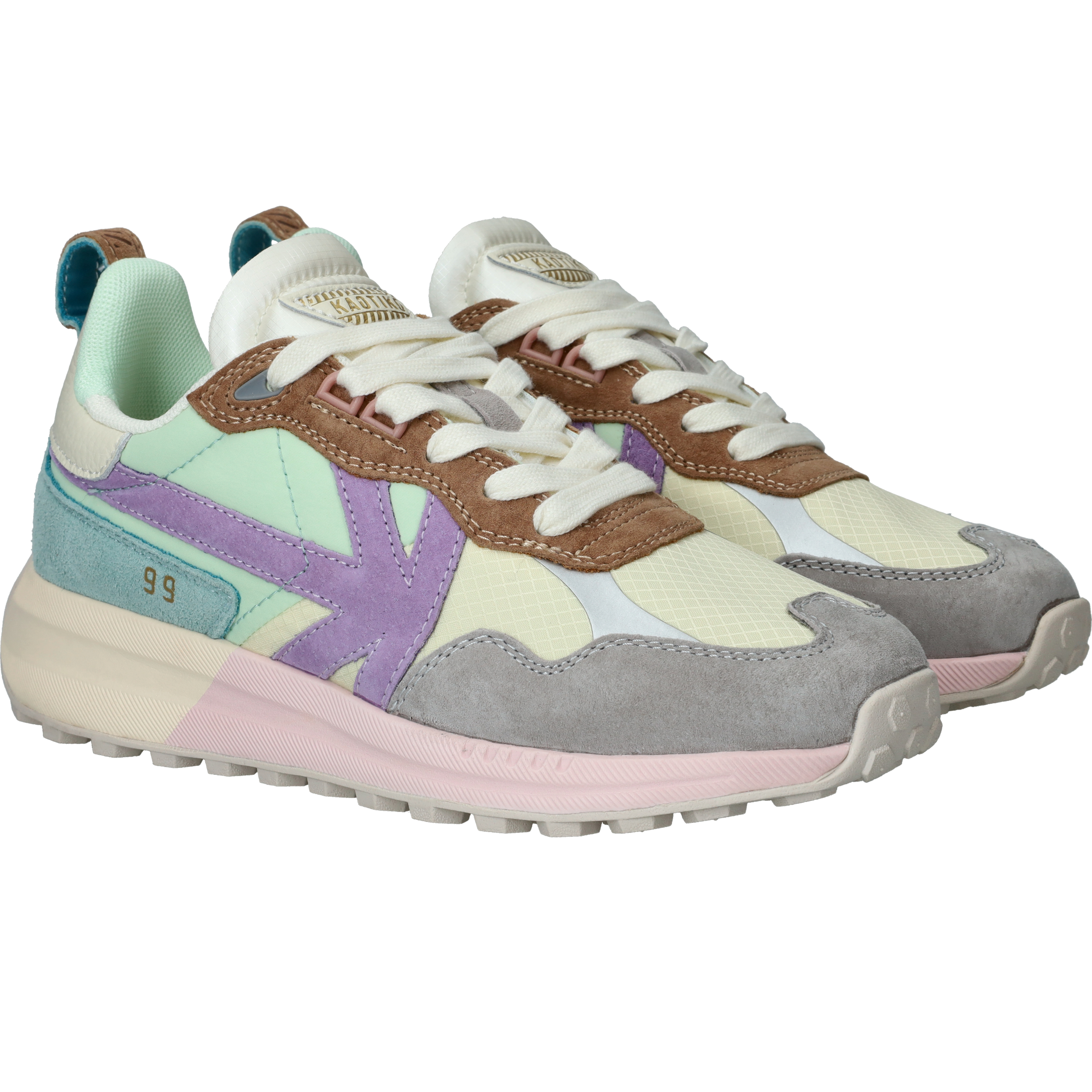 Kaotiko Detroit Multi Sneakers Dames Multi, sneaker voor dames – foto 2