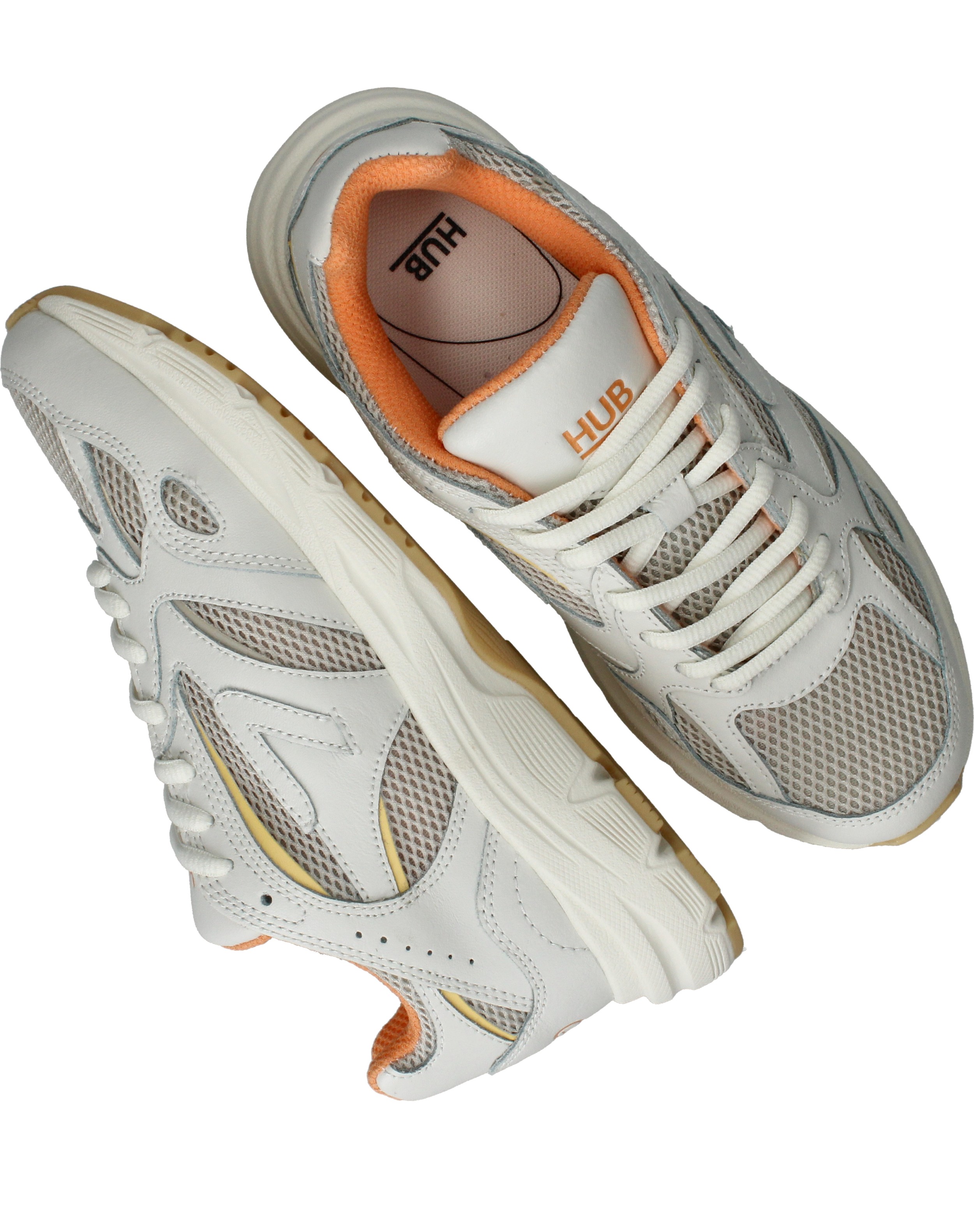 Hub Shift M39 Sneakers Dames Wit, sneaker voor dames – foto 4