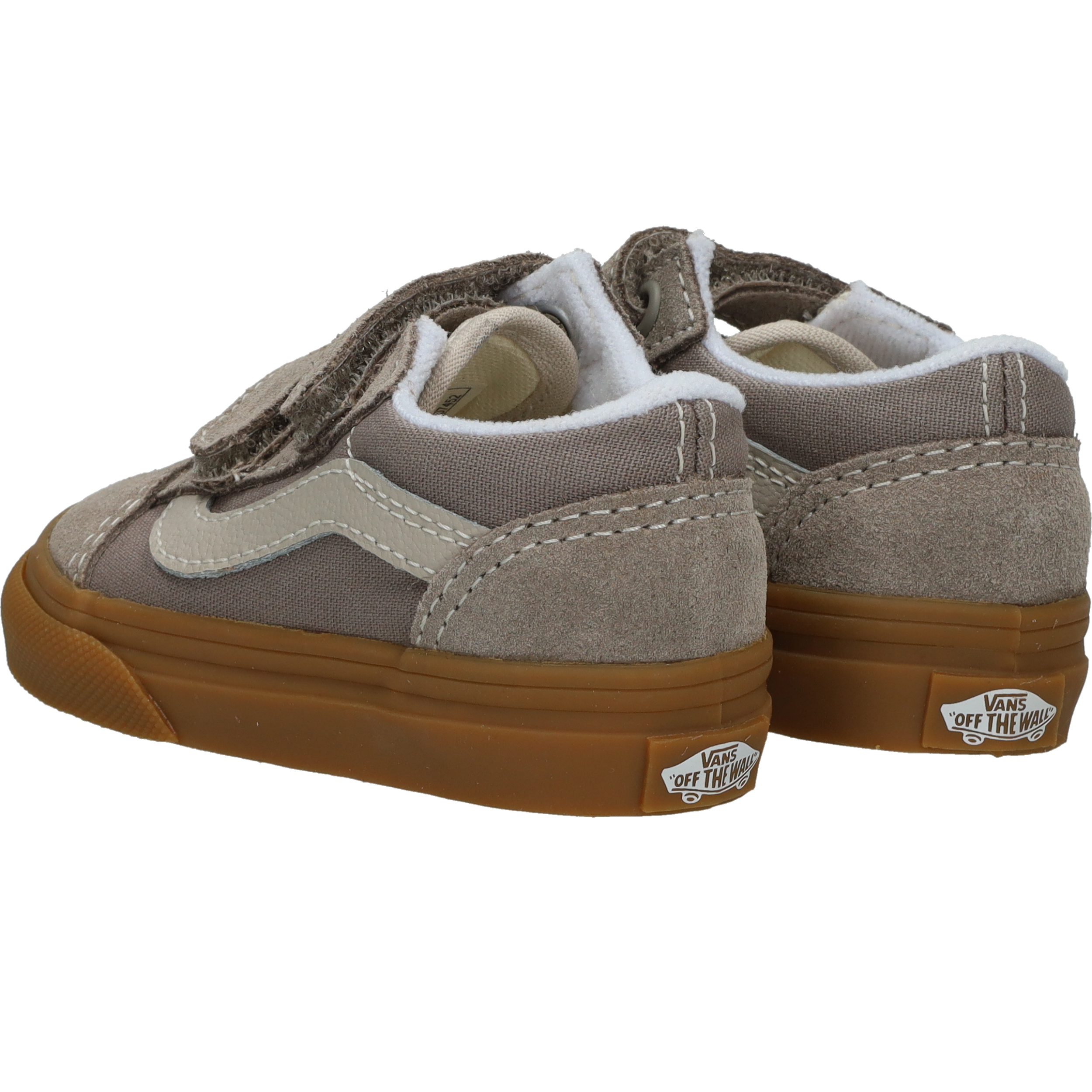 Vans Old Skool V Neutral Block Sneakers Grijs Jongens | Durlinger.com