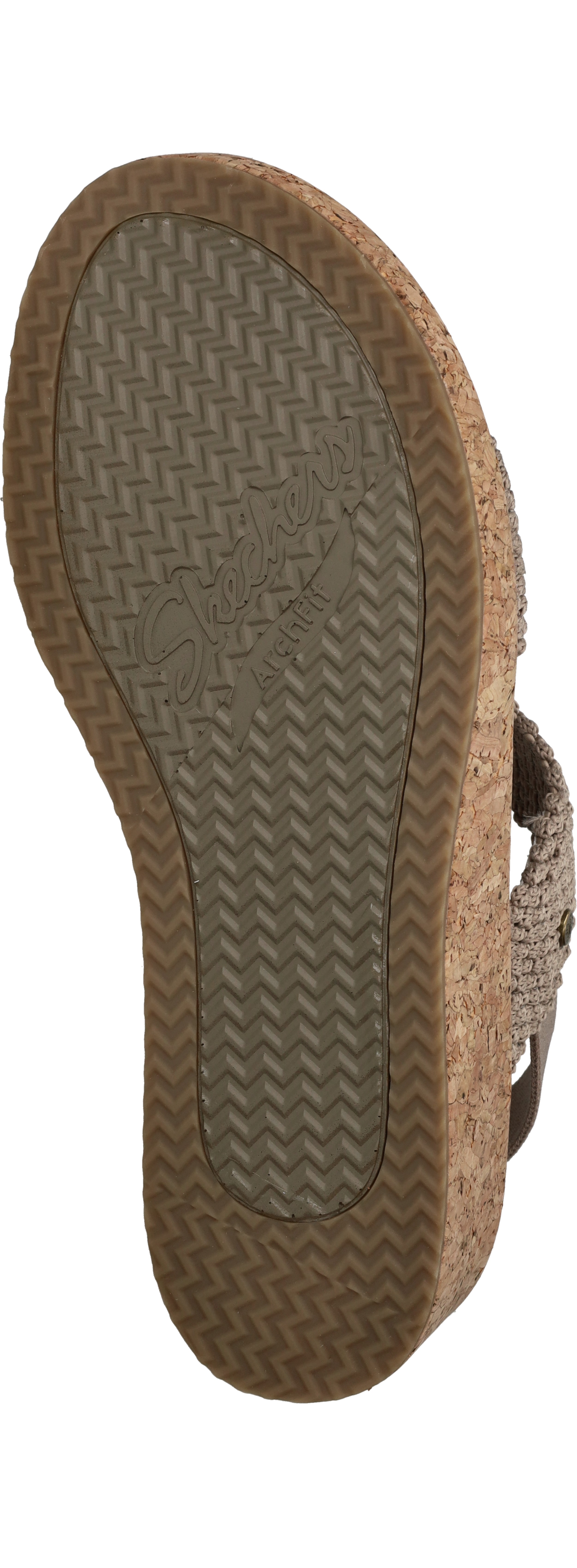 Skechers Arch Fit Beverlee Sandalen taupe - Dames - Maat 36