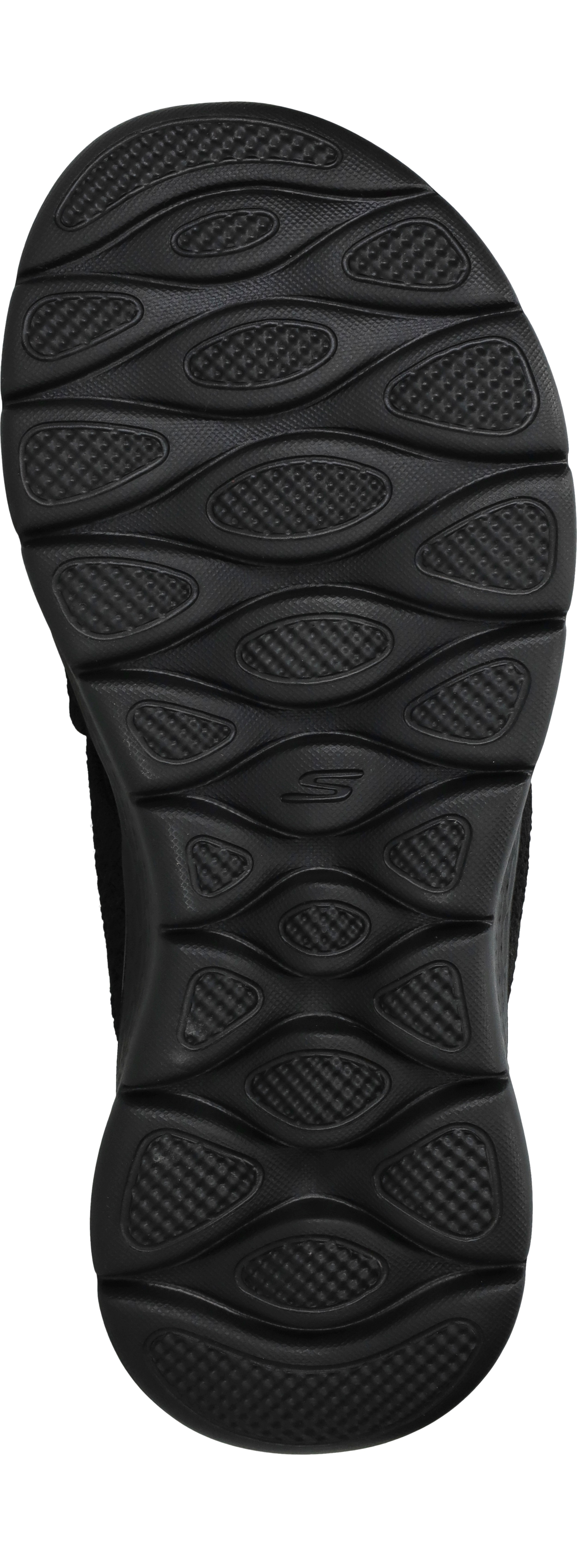 Skechers Go Walk Flex Sandal - Elation 141425-BBK, Vrouwen, Zwart, Slippers, maat: 35