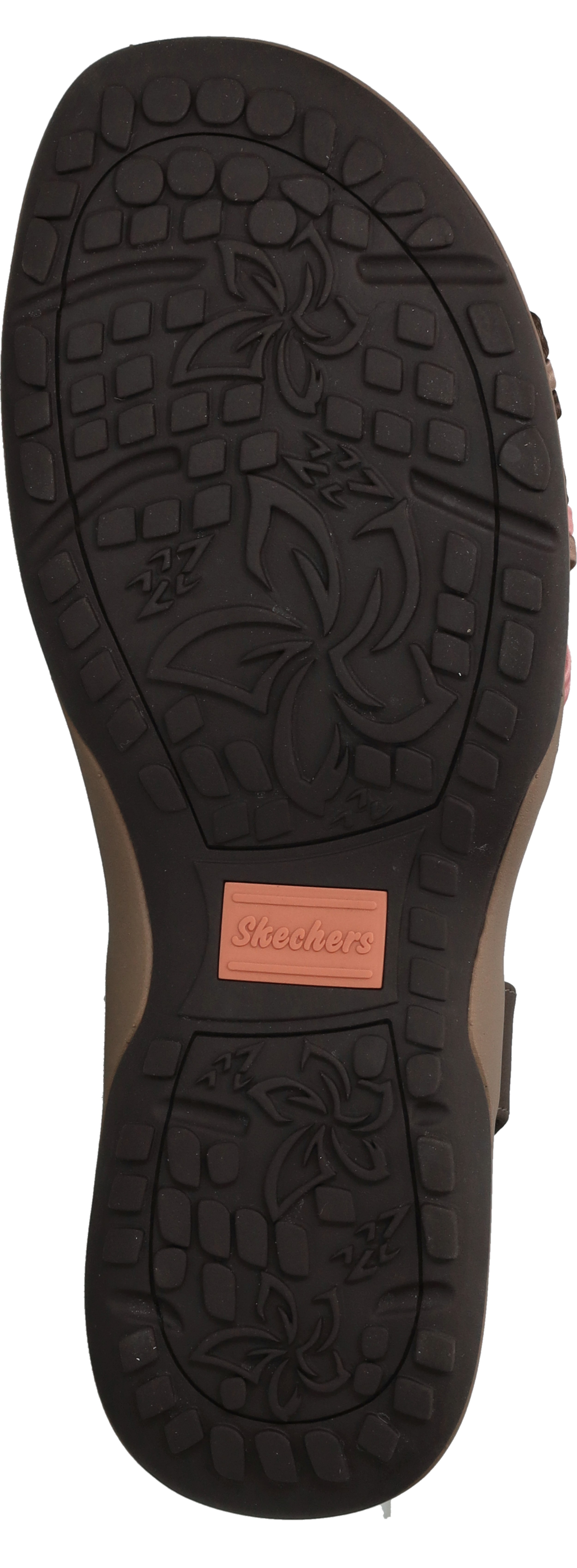 Skechers Reggae Slim Sandalen bruin Textiel - Dames - Maat 40