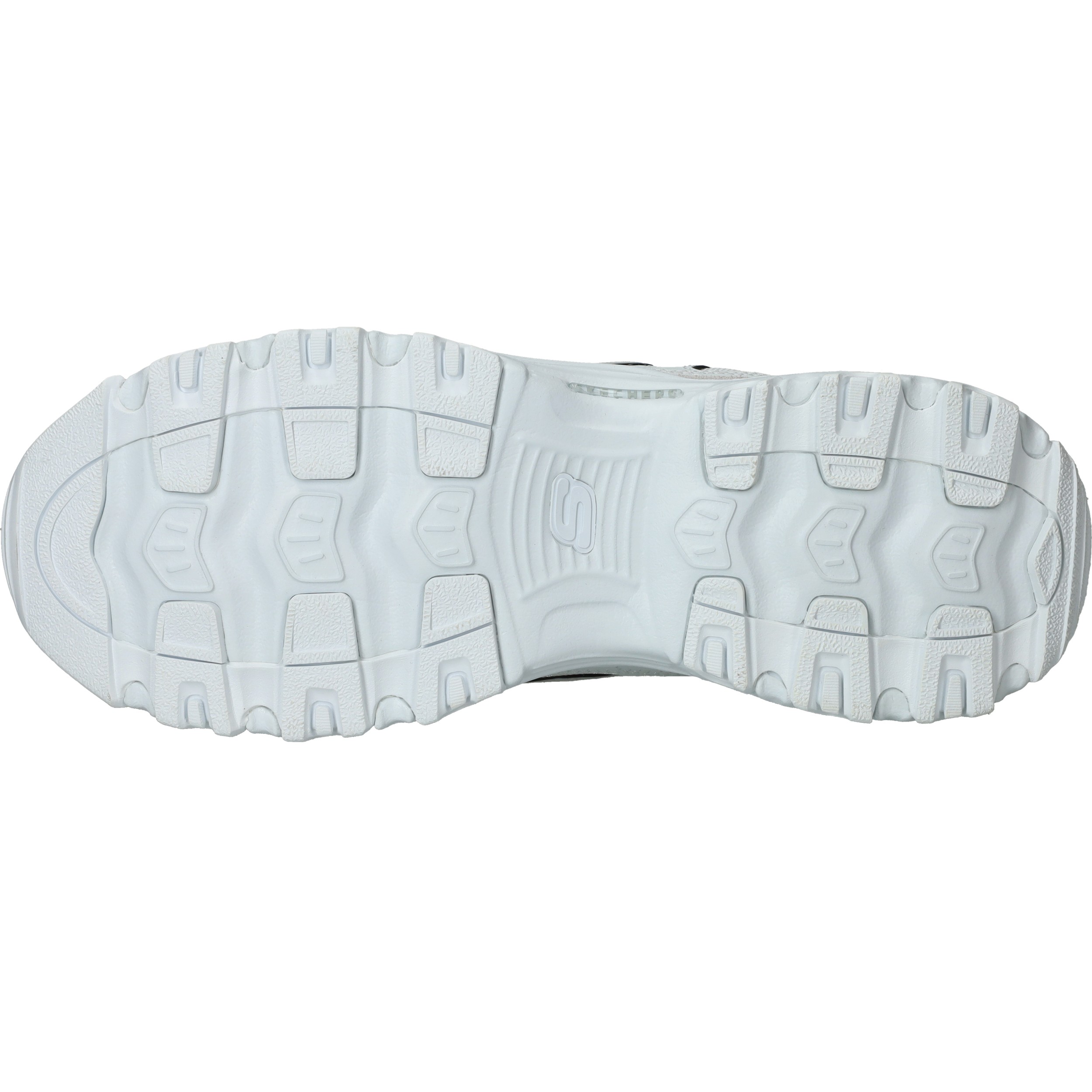 Skechers D'Lites - New Heat Dames Sneakers - Wit/Zwart - Maat 37