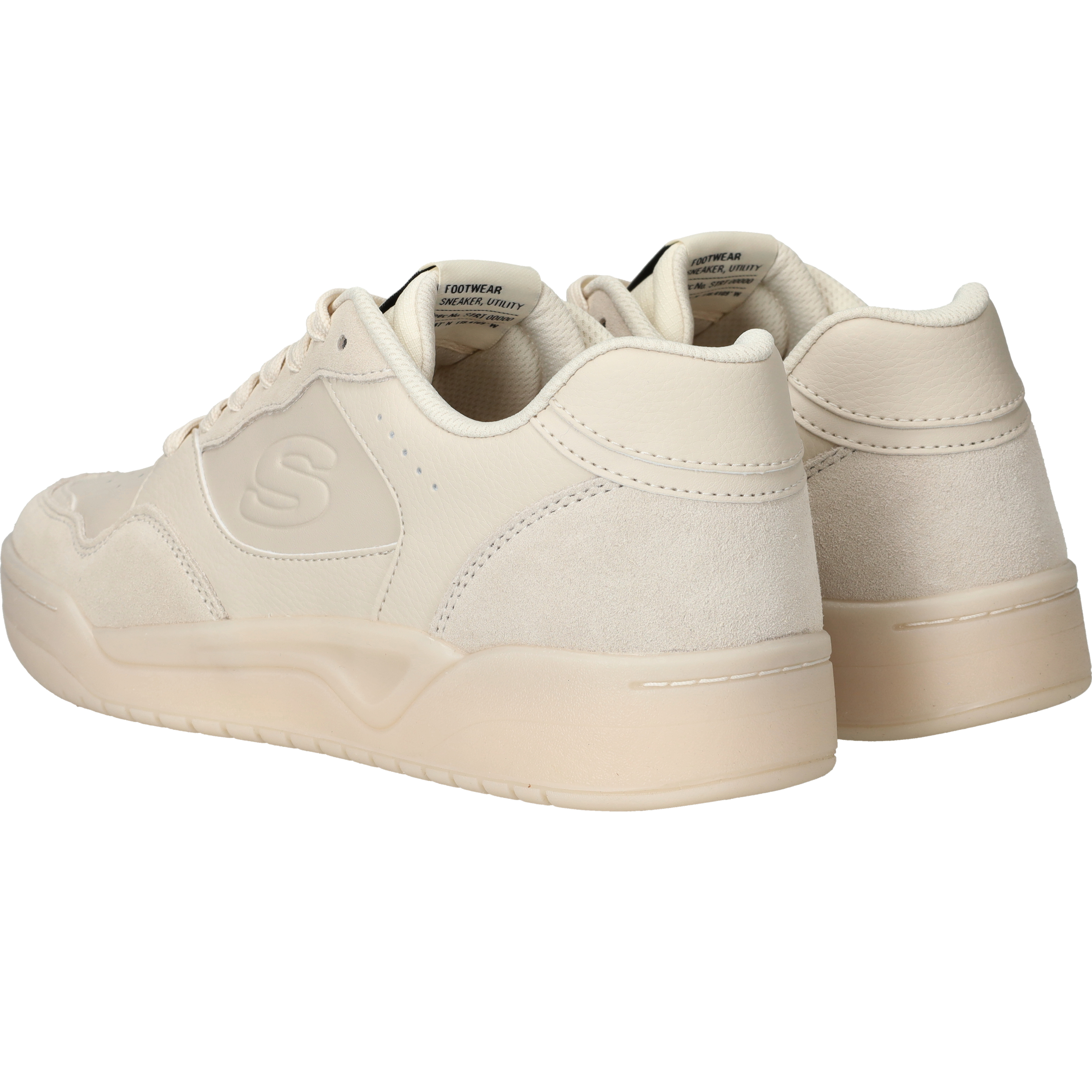 Skechers Koopa Court Volley Low Varsity Sneakers Heren Beige, sneaker voor heren – foto 3