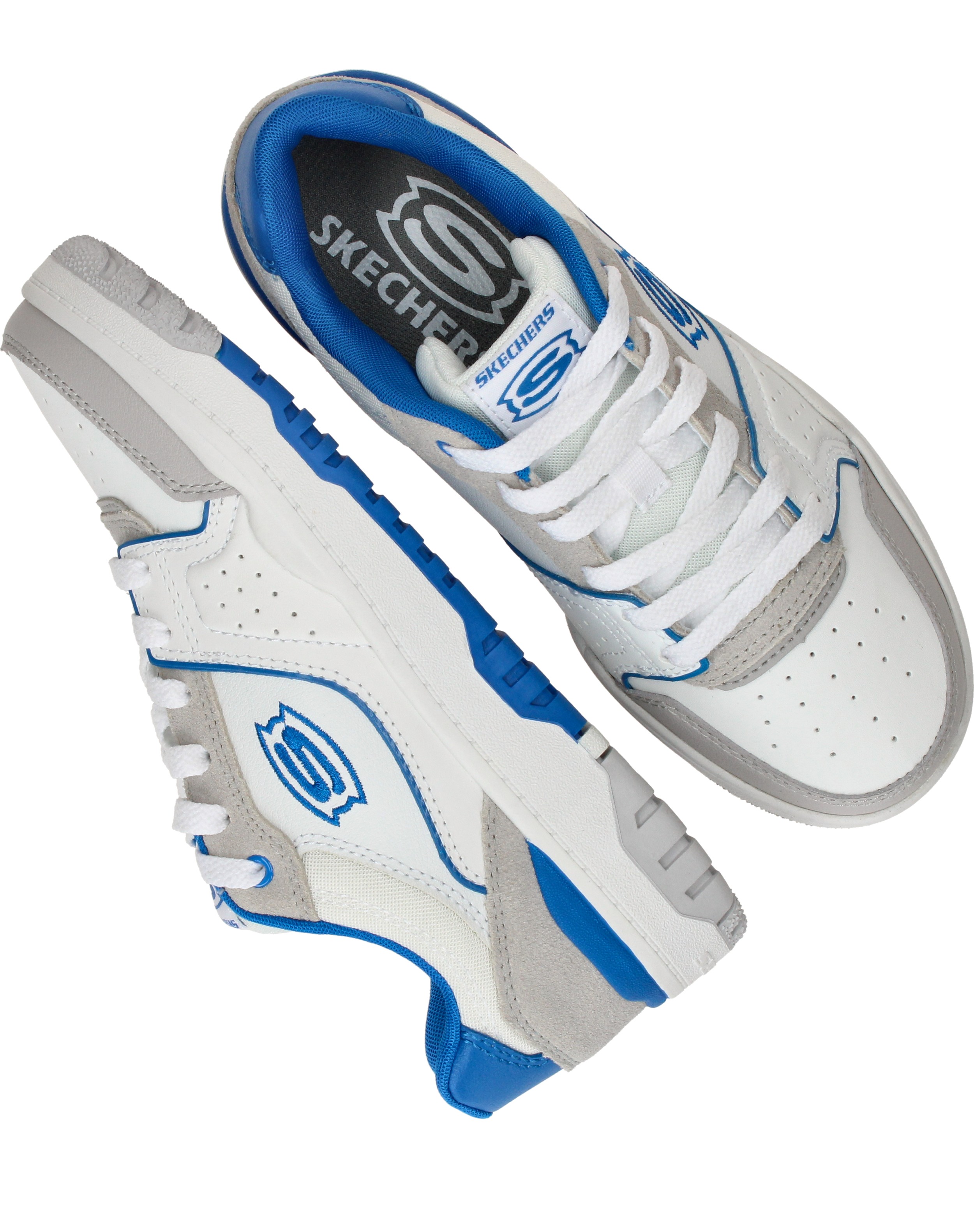 Skechers SKX 228 Sneakers Jongens Blauw, sneaker voor jongens – foto 4