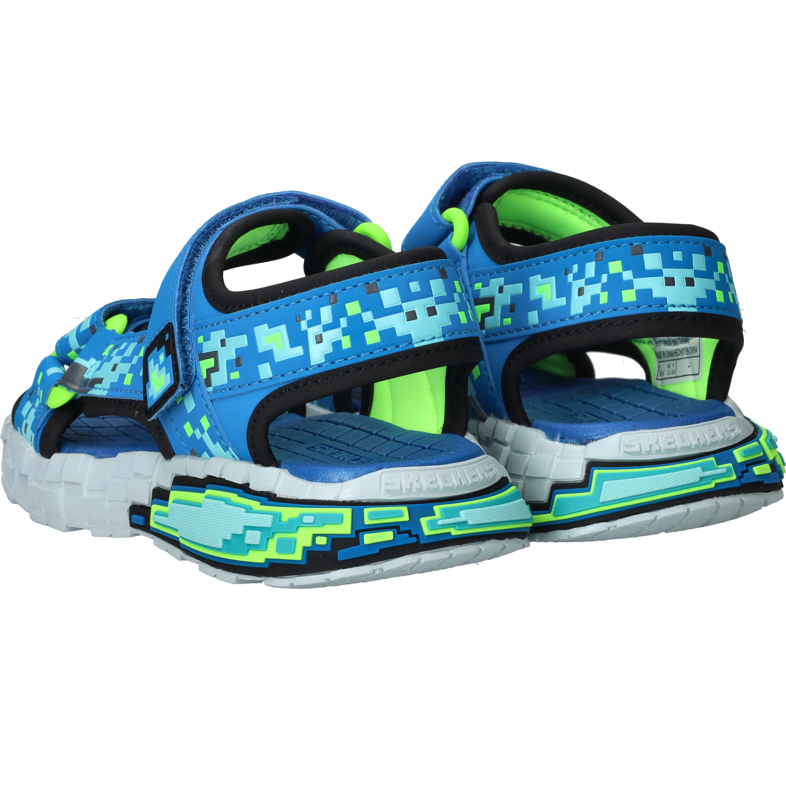Skechers Mega Splash 4K Sandalen Jongens Blauw – foto 2