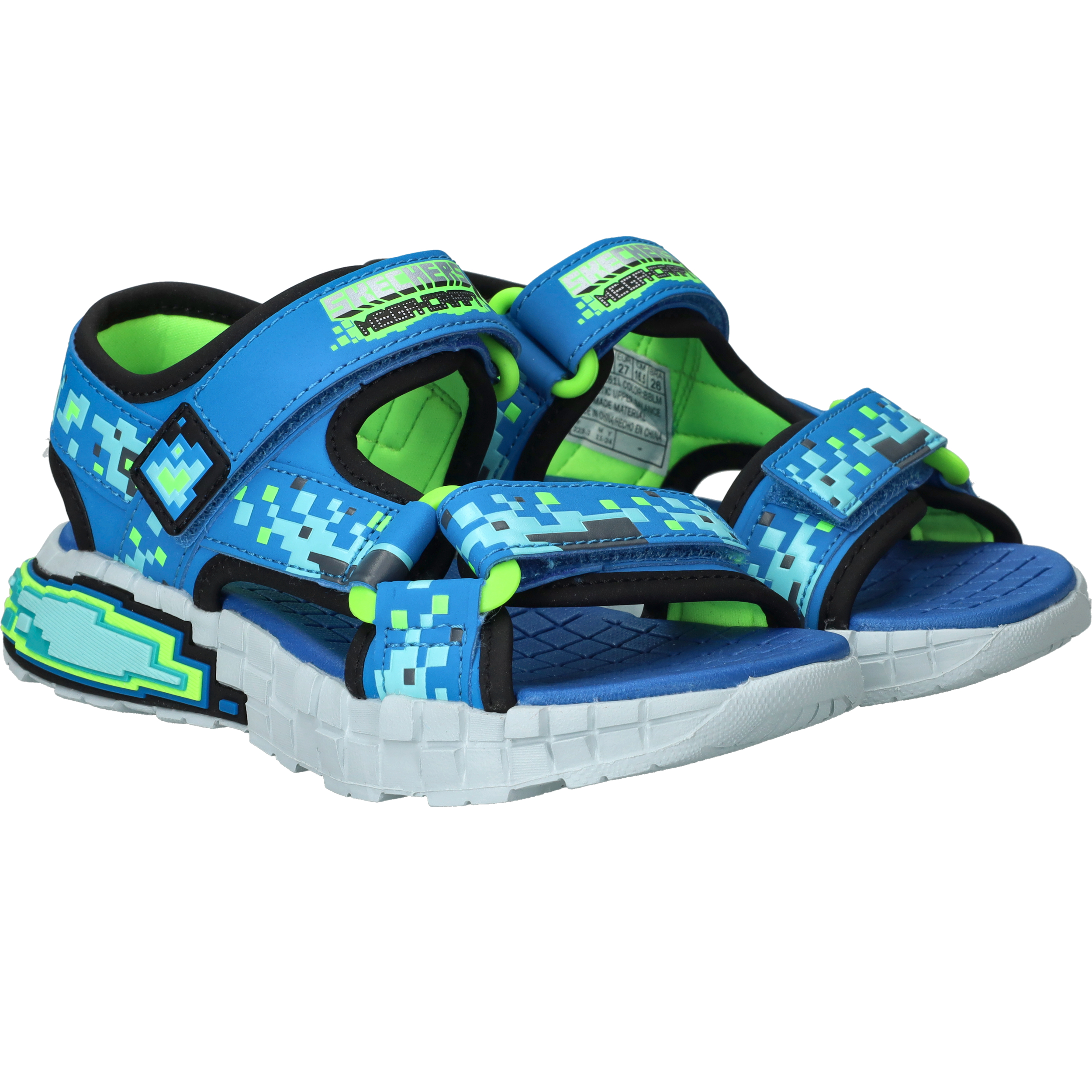 Skechers Mega Splash 4K Sandalen Jongens Blauw