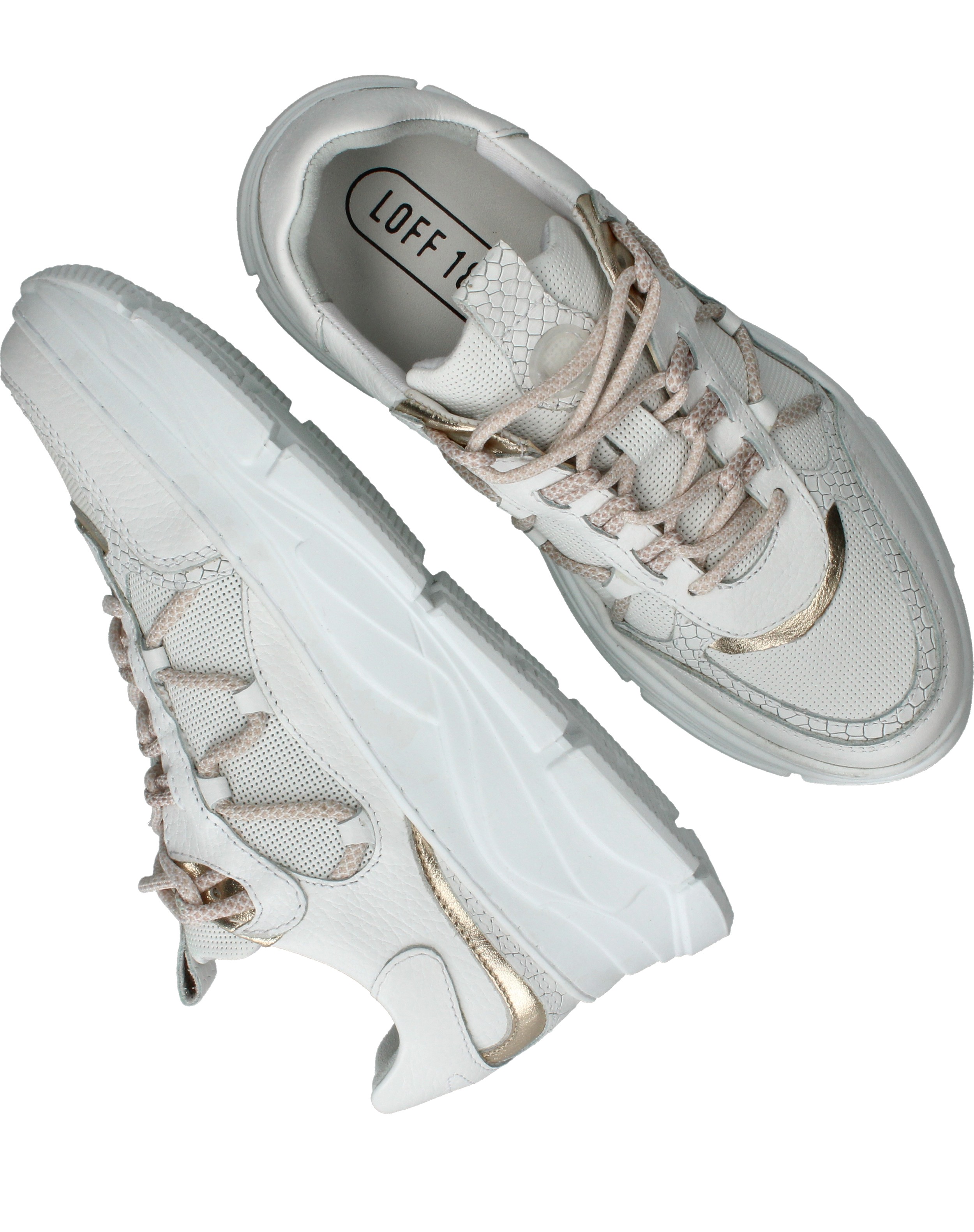 LOFF 1881 Sneakers Dames Wit, sneaker voor dames – foto 4