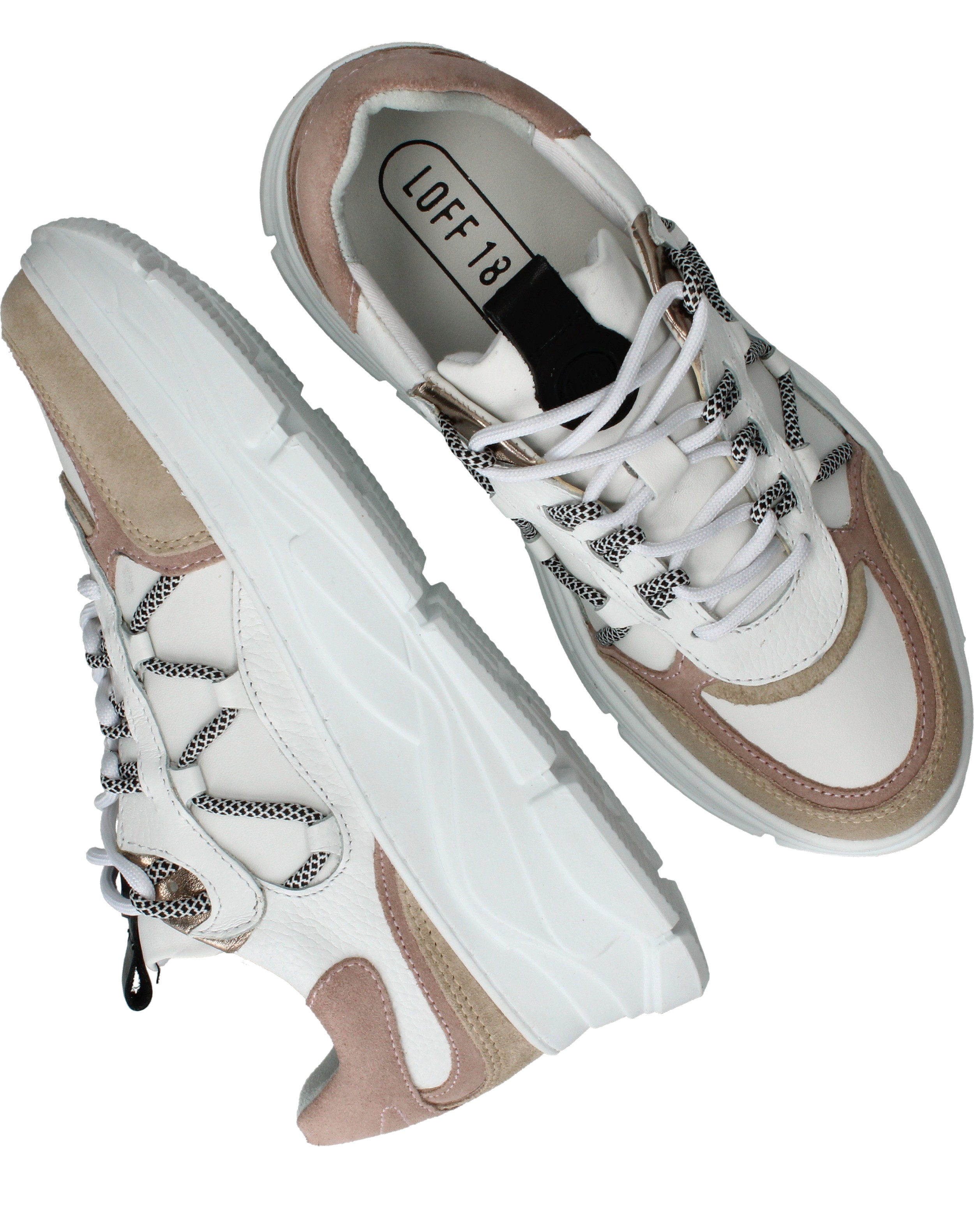 LOFF 1881 Sneakers Dames Wit, sneaker voor dames – foto 8