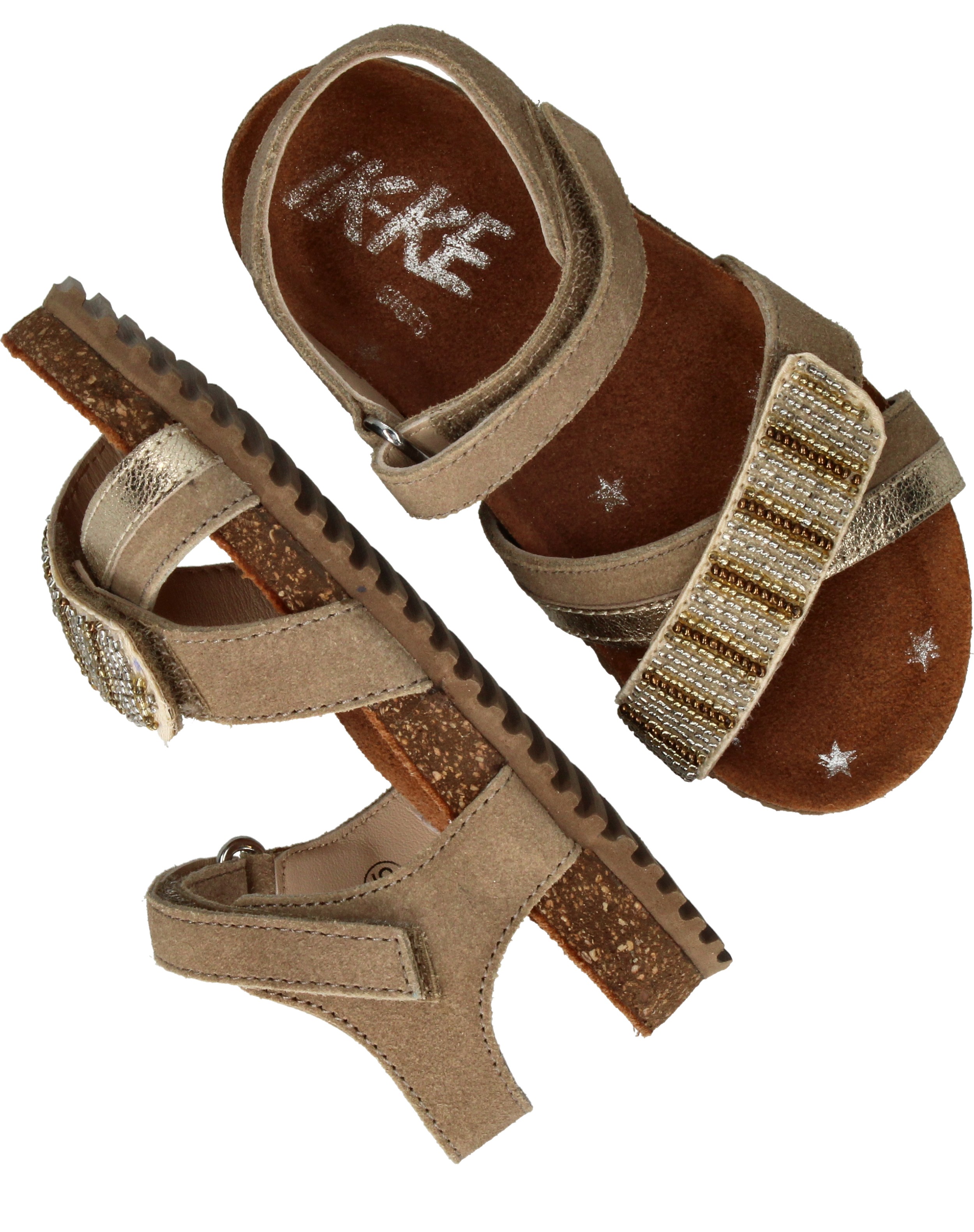 IK-KE Sandalen Beige, sandaal voor unisex – foto 4