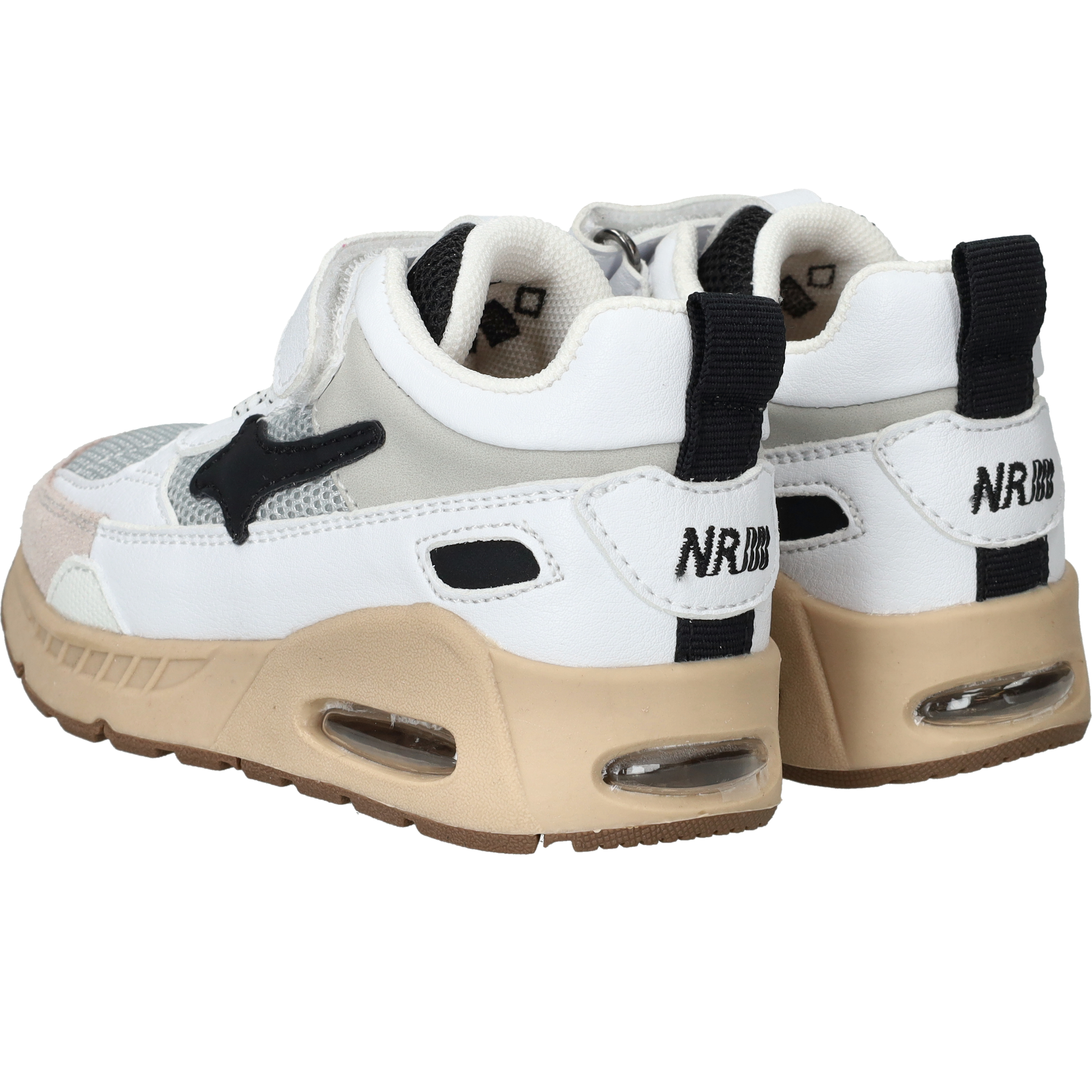 Shoesme Air Outsole Sneakers Jongens Wit, sneaker voor jongens – foto 3