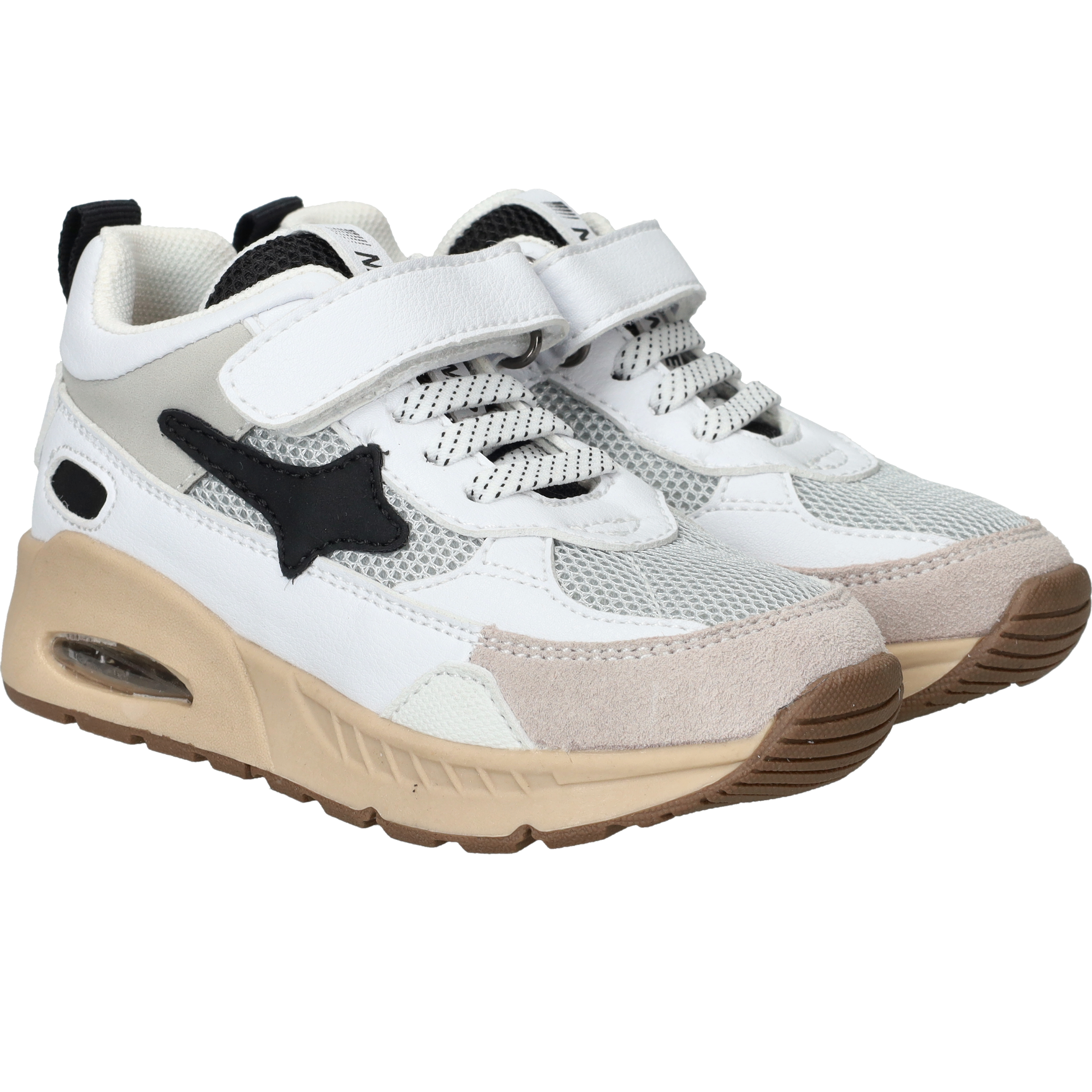 Shoesme Air Outsole Sneakers Jongens Wit, sneaker voor jongens – foto 2