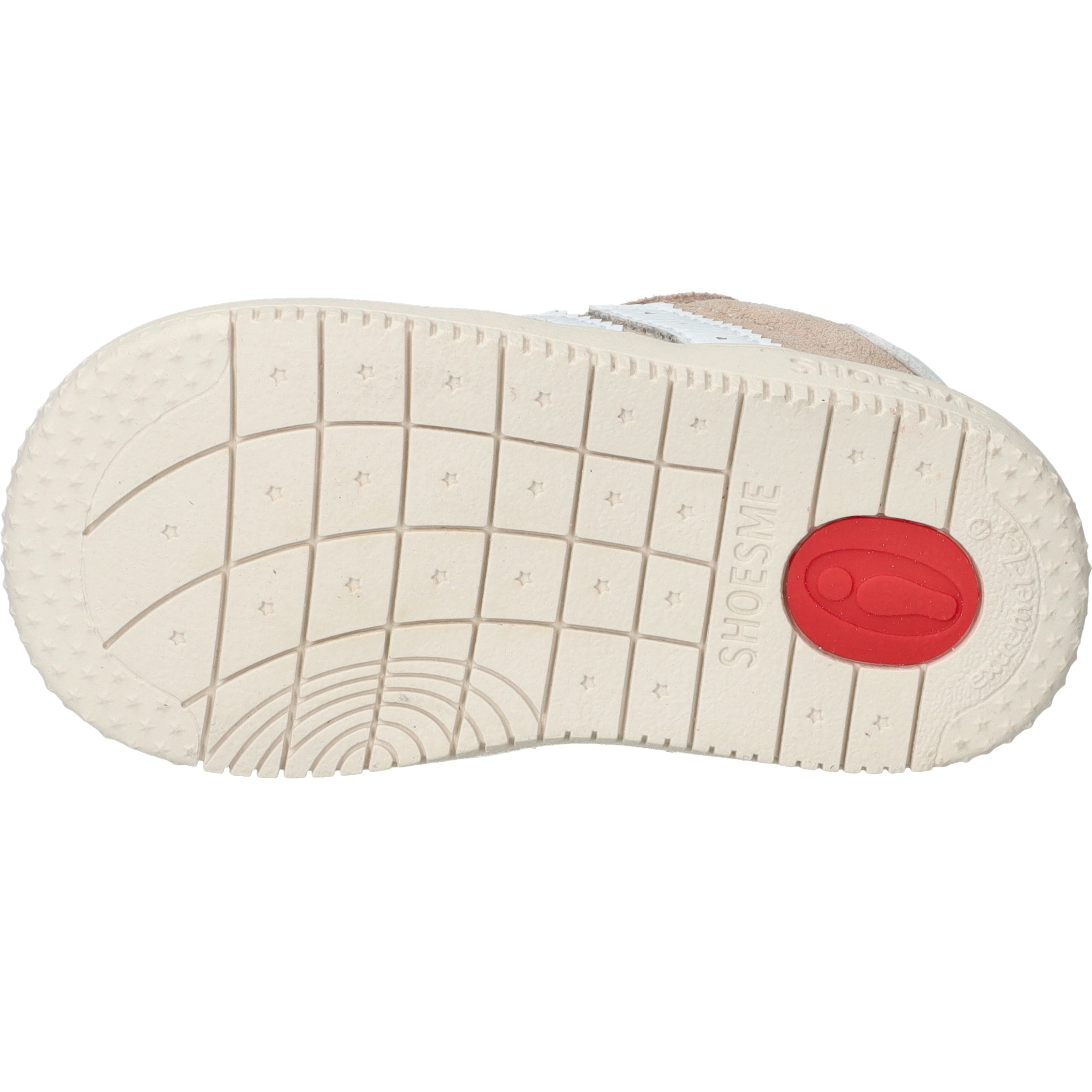 Shoesme Bn25s002 Sneakers - Leren Sneaker - Unisex - Beige - Maat 22