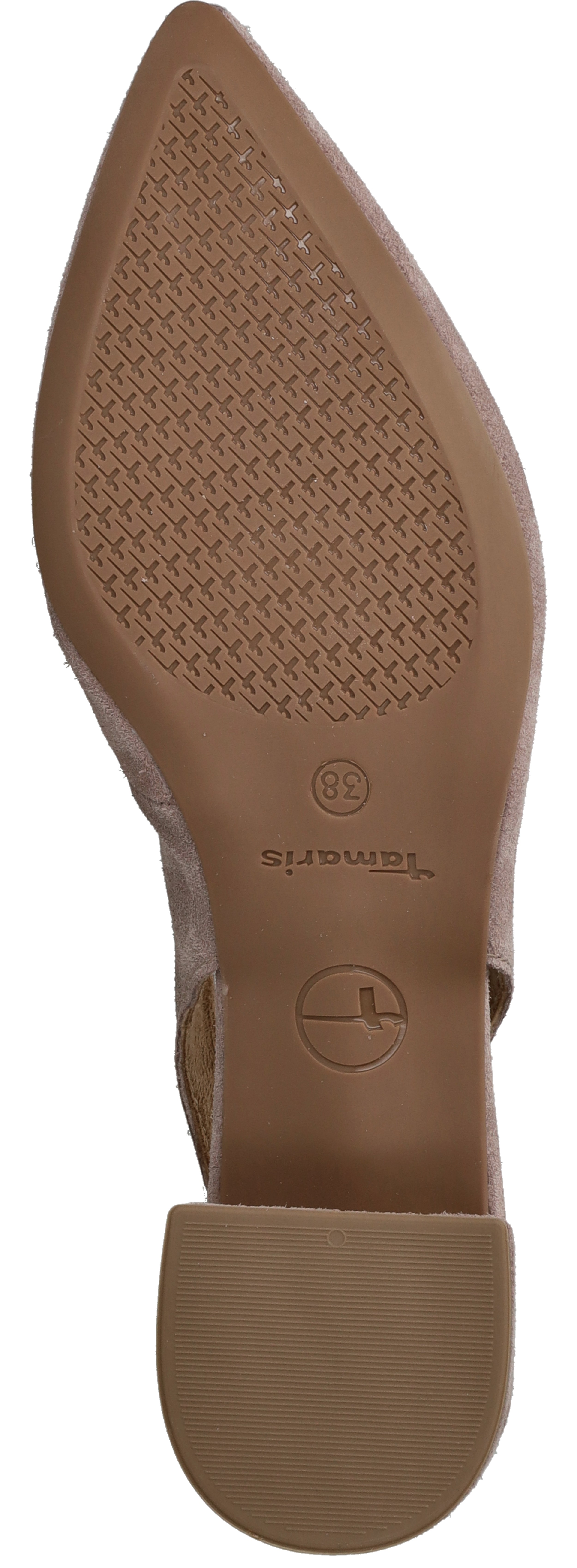 Tamaris Slingback Pumps taupe Leer - Dames - Maat 42