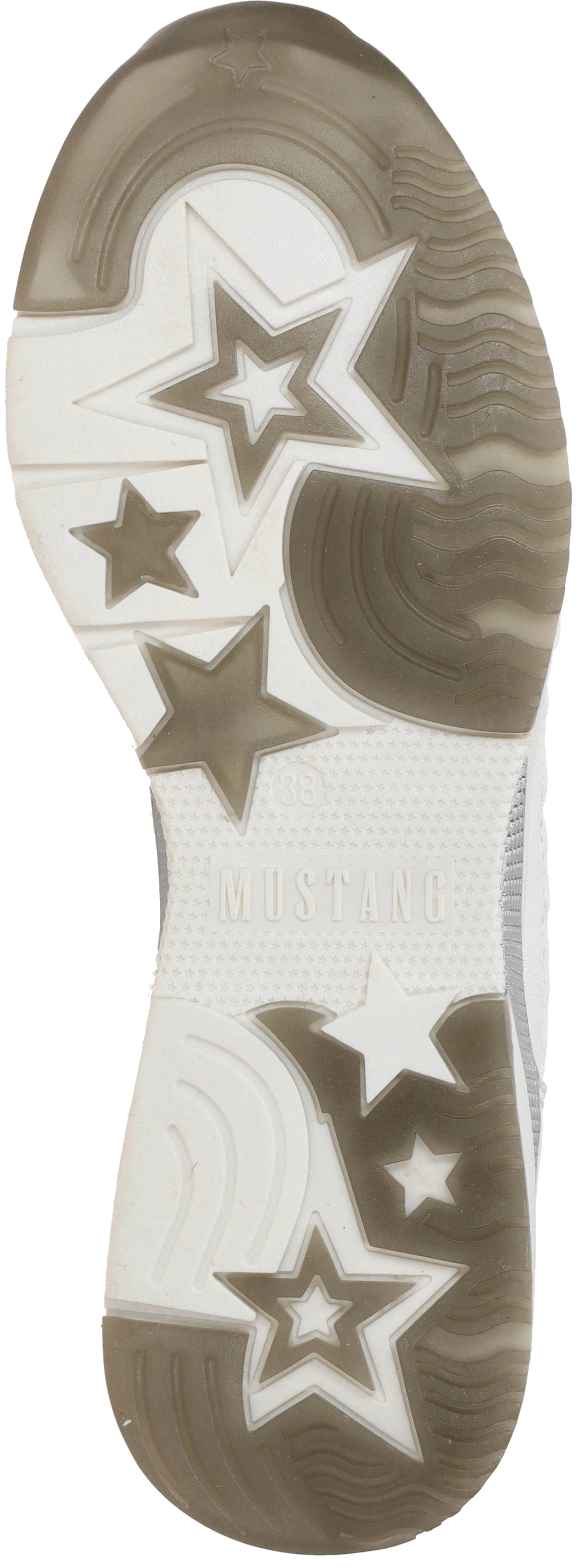 Mustang Sneakers Laag Sneakers Laag - Wit - Maat 36