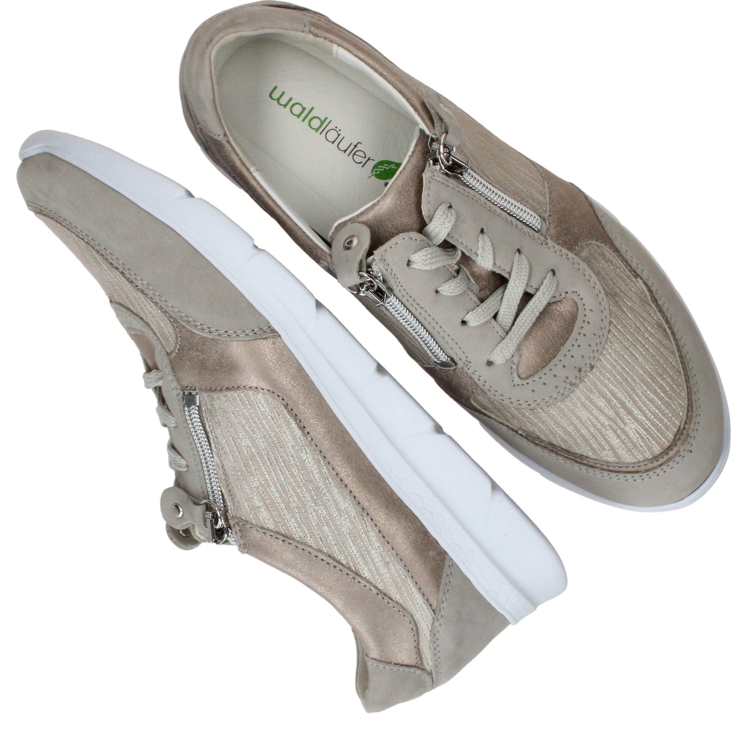 Waldlaufer Jenny Sneakers Beige, sneaker voor unisex – foto 4