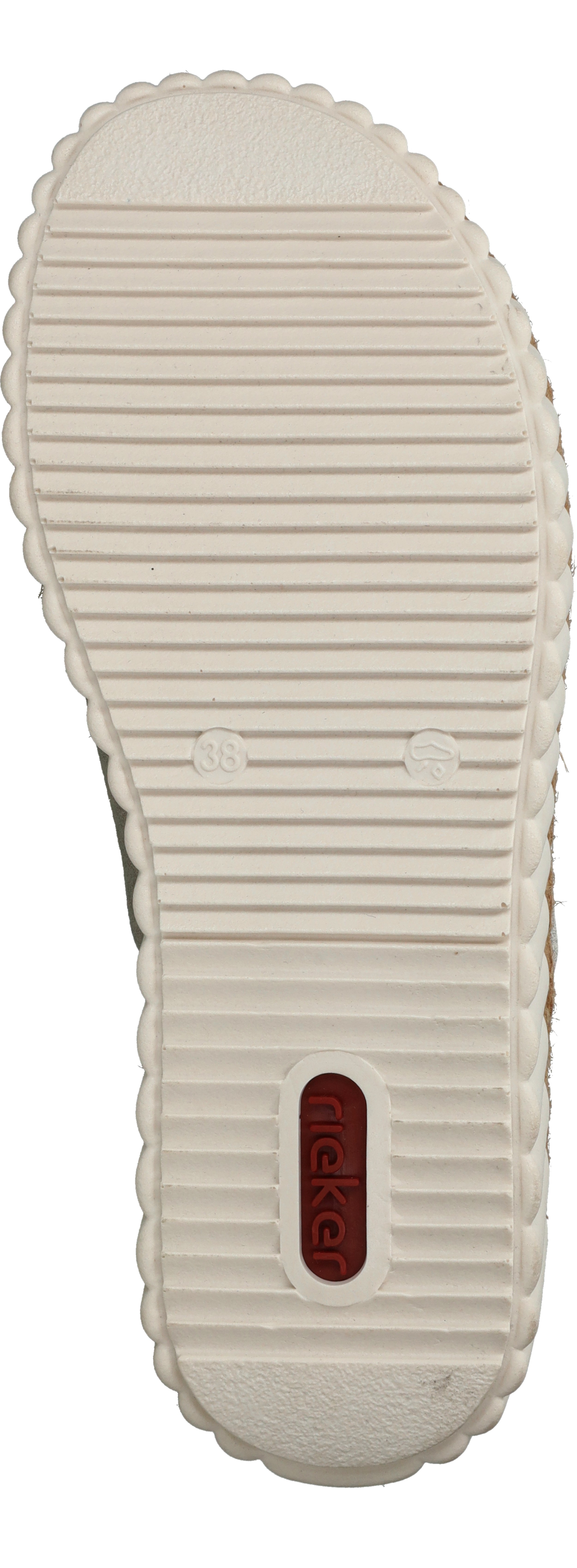 Rieker Slipper 69288-60 Beige Zilver