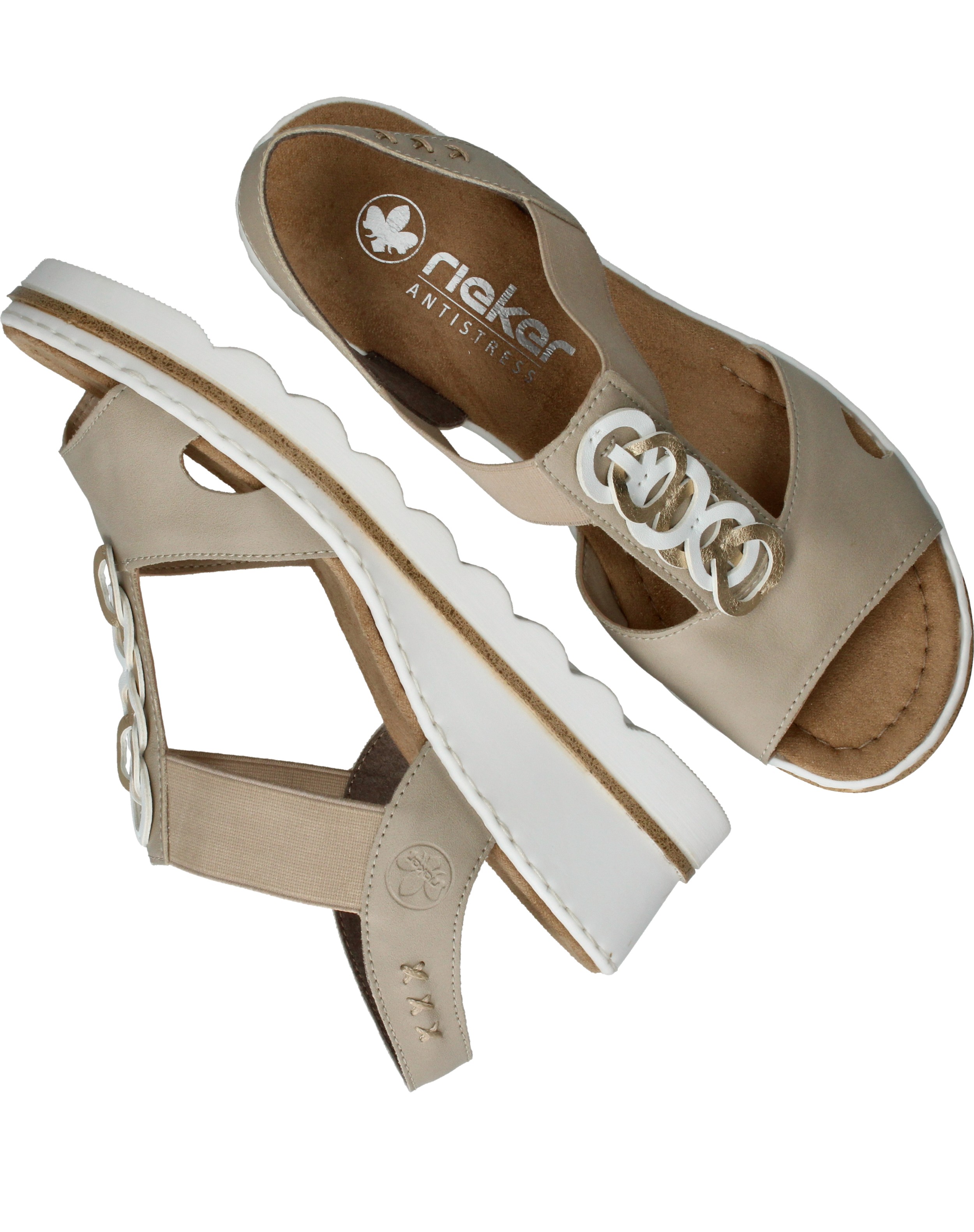 Rieker Sandalen  Beige