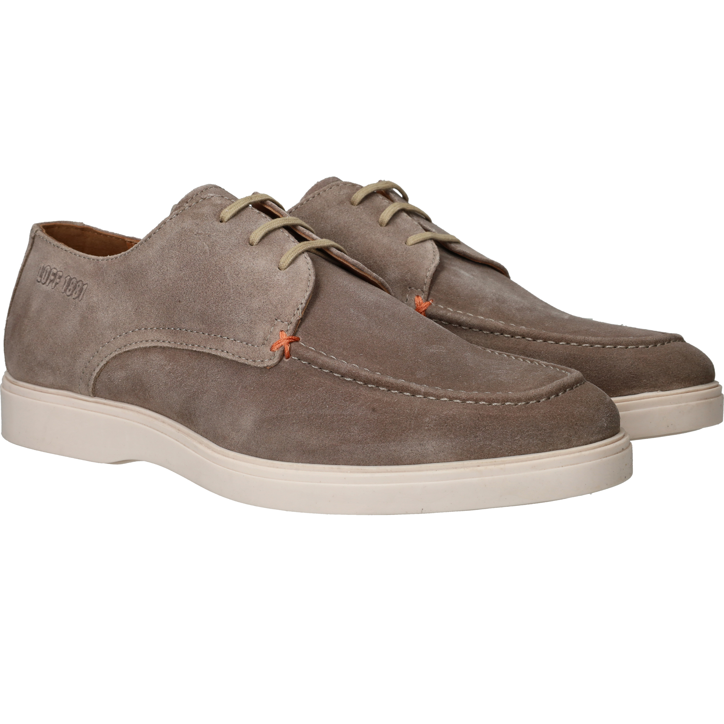 LOFF 1881 Veterschoenen Heren Taupe, veterschoen voor heren – foto 2