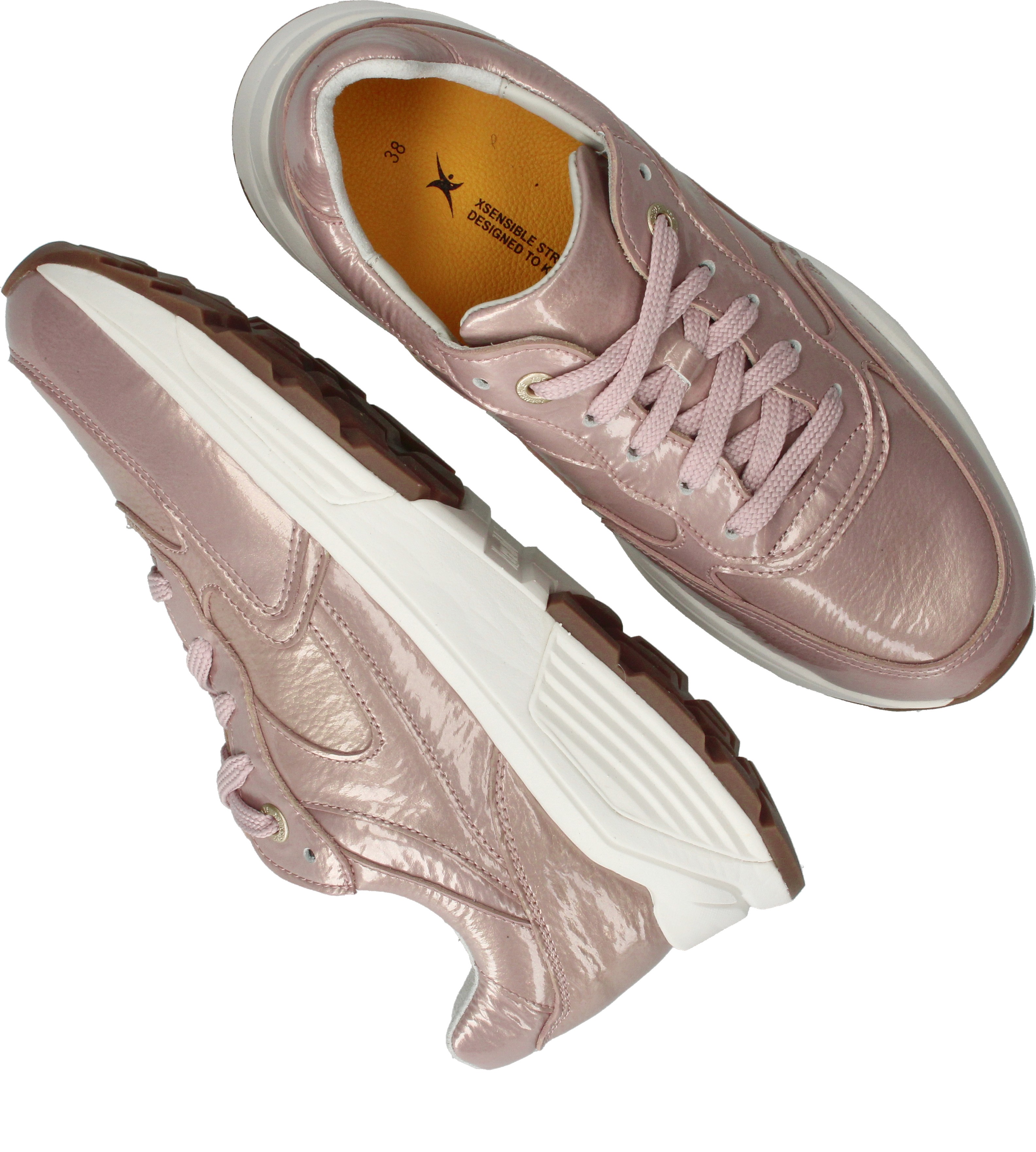 Xsensible Ponte Vecchio Stretchwalker Sneakers Dames Roze, sneaker voor dames – foto 4