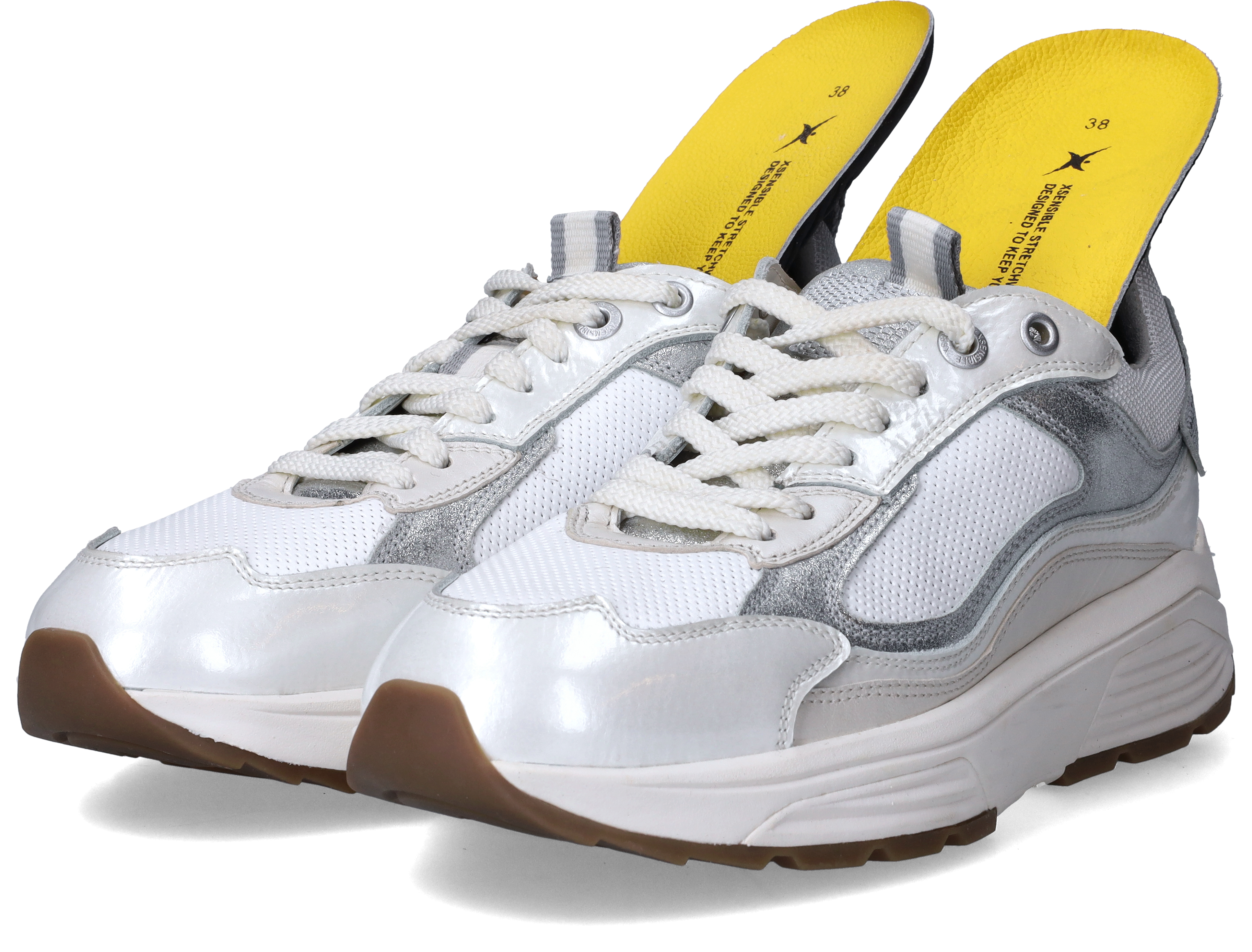 Xsensible Milau Stretchwalker Sneakers Dames Wit