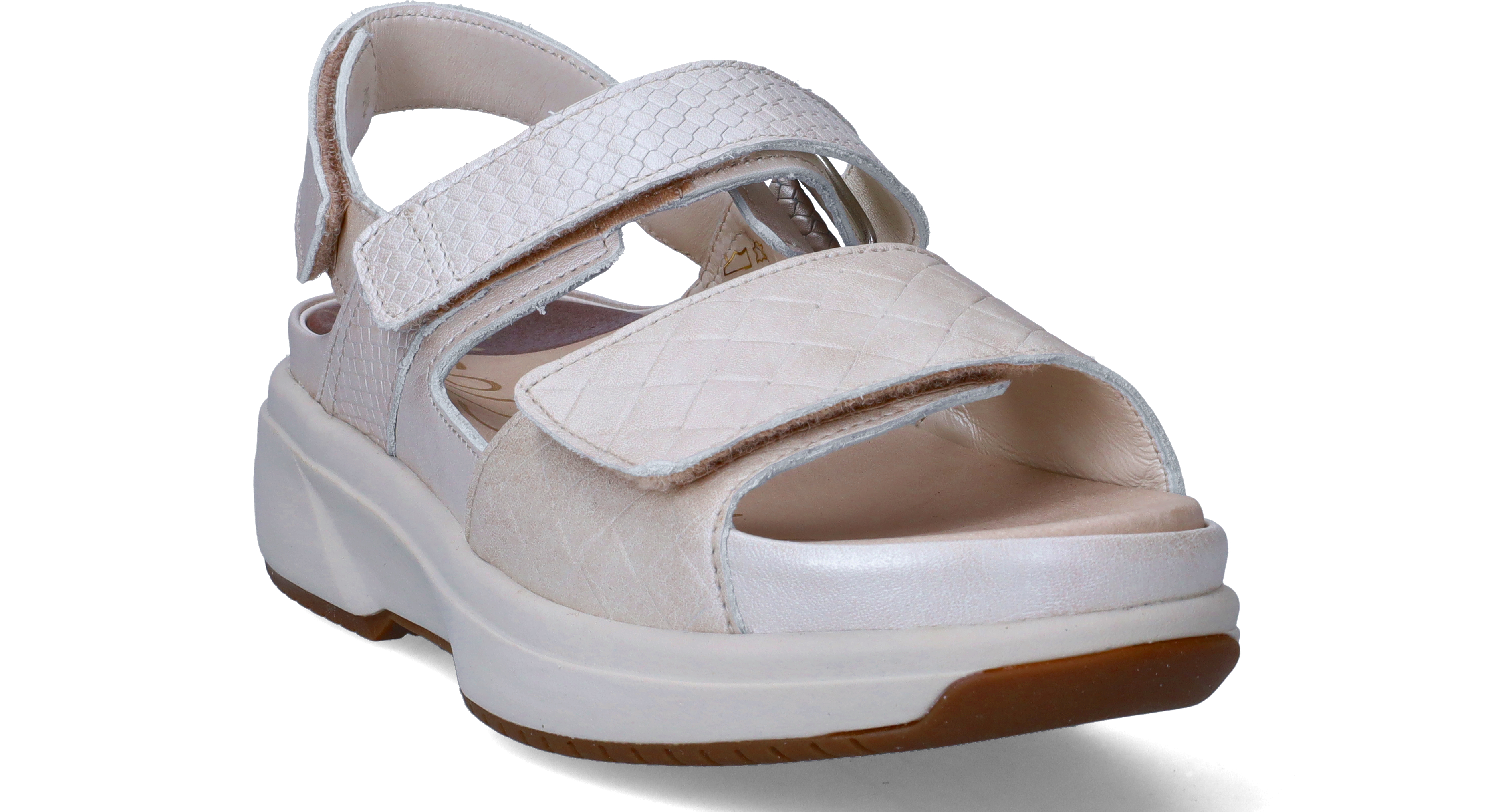 Xsensible Aruba Stretchwalker Sandalen Zilver Dames | Durlinger.com