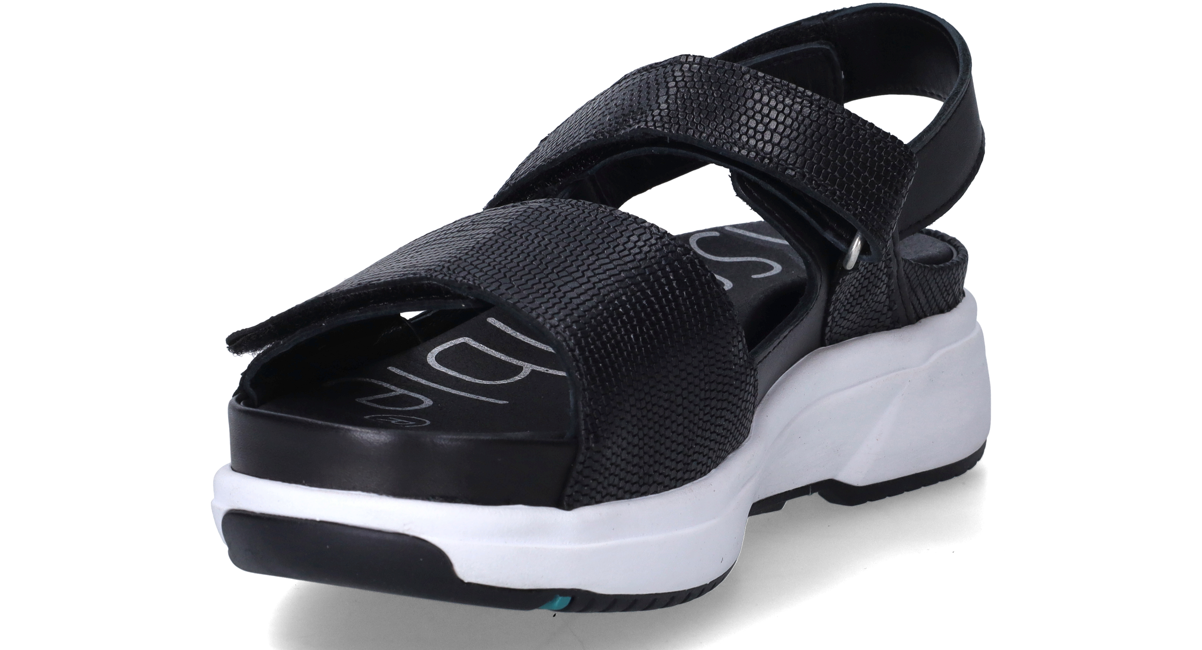 Xsensible Aruba Stretchwalker Sandalen Zwart Dames | Durlinger.com