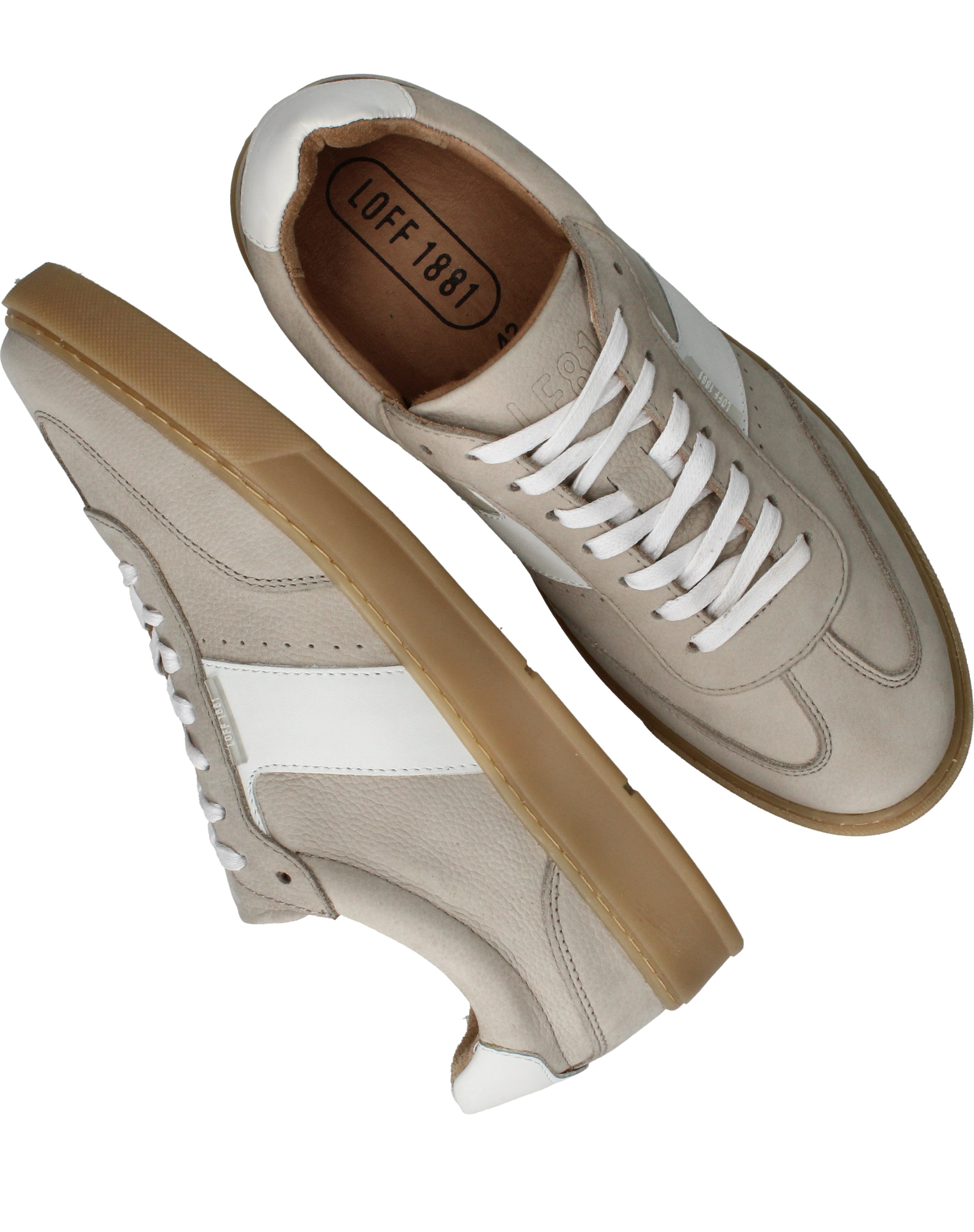 LOFF 1881 Sneakers Heren Beige, sneaker voor heren – foto 4